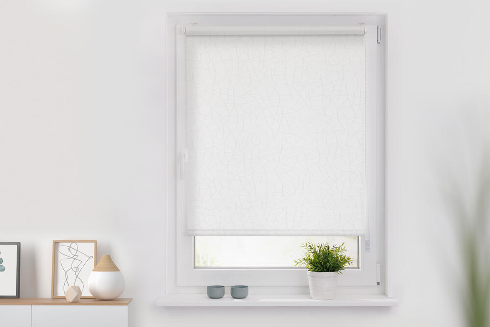 Tageslichtrollo Parma White Design