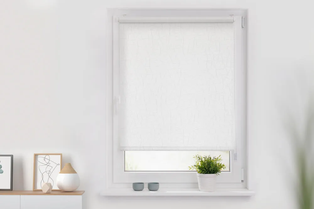 Tageslichtrollo Parma White Design