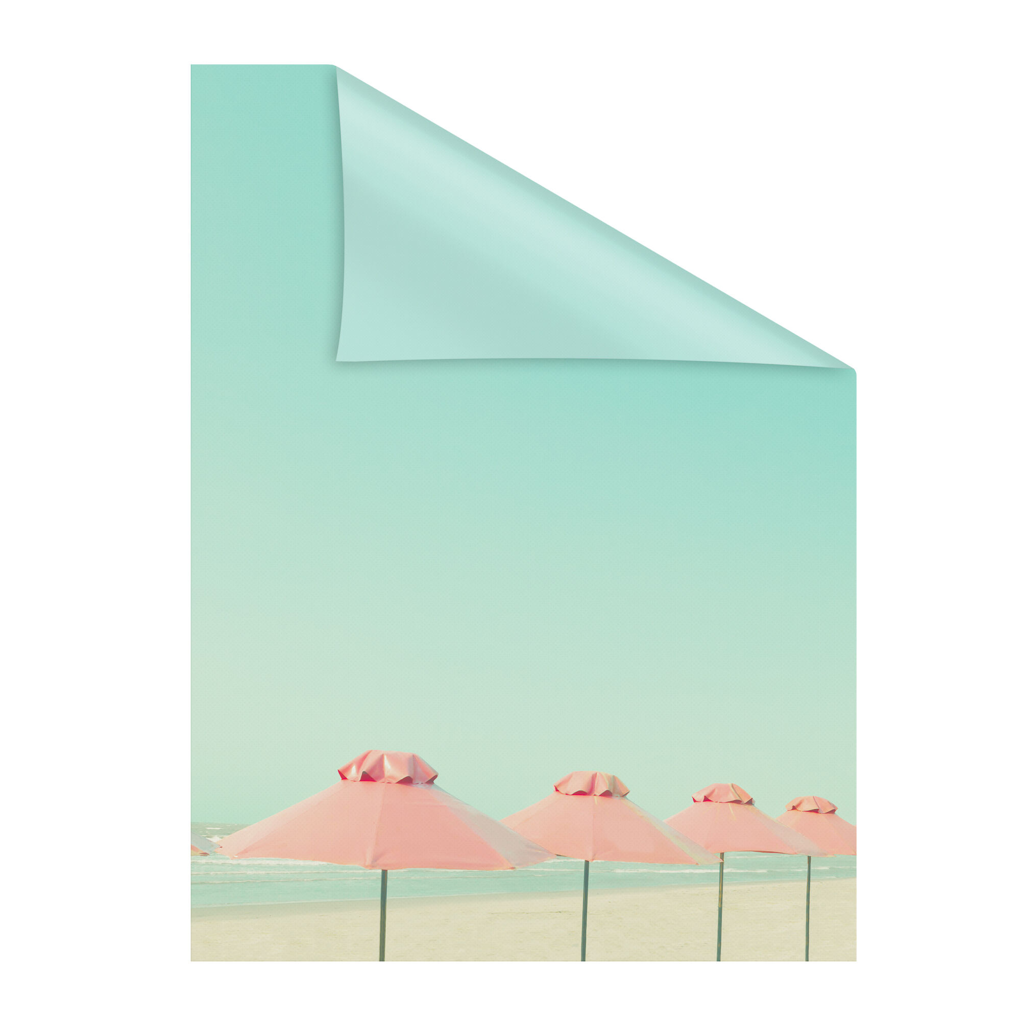 Fensterfolie mit Motiv Sonnenschirme Fensterfolie mit Motiv Sonnenschirme