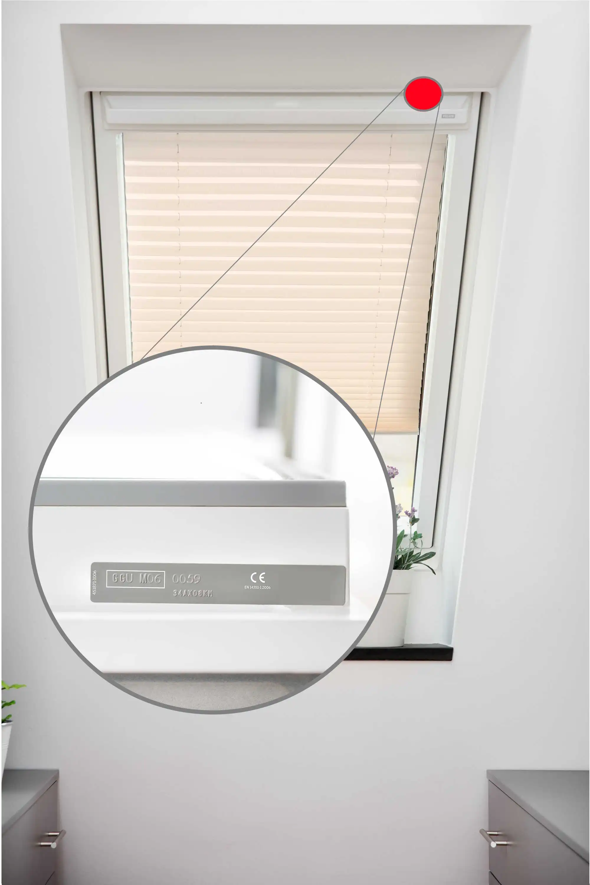 Dachfensterplissee Miami