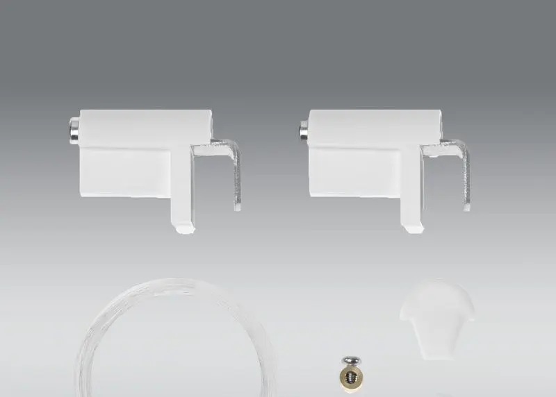 Plissee Zubehör und Ersatzteile mit Klemmvorrichtung 