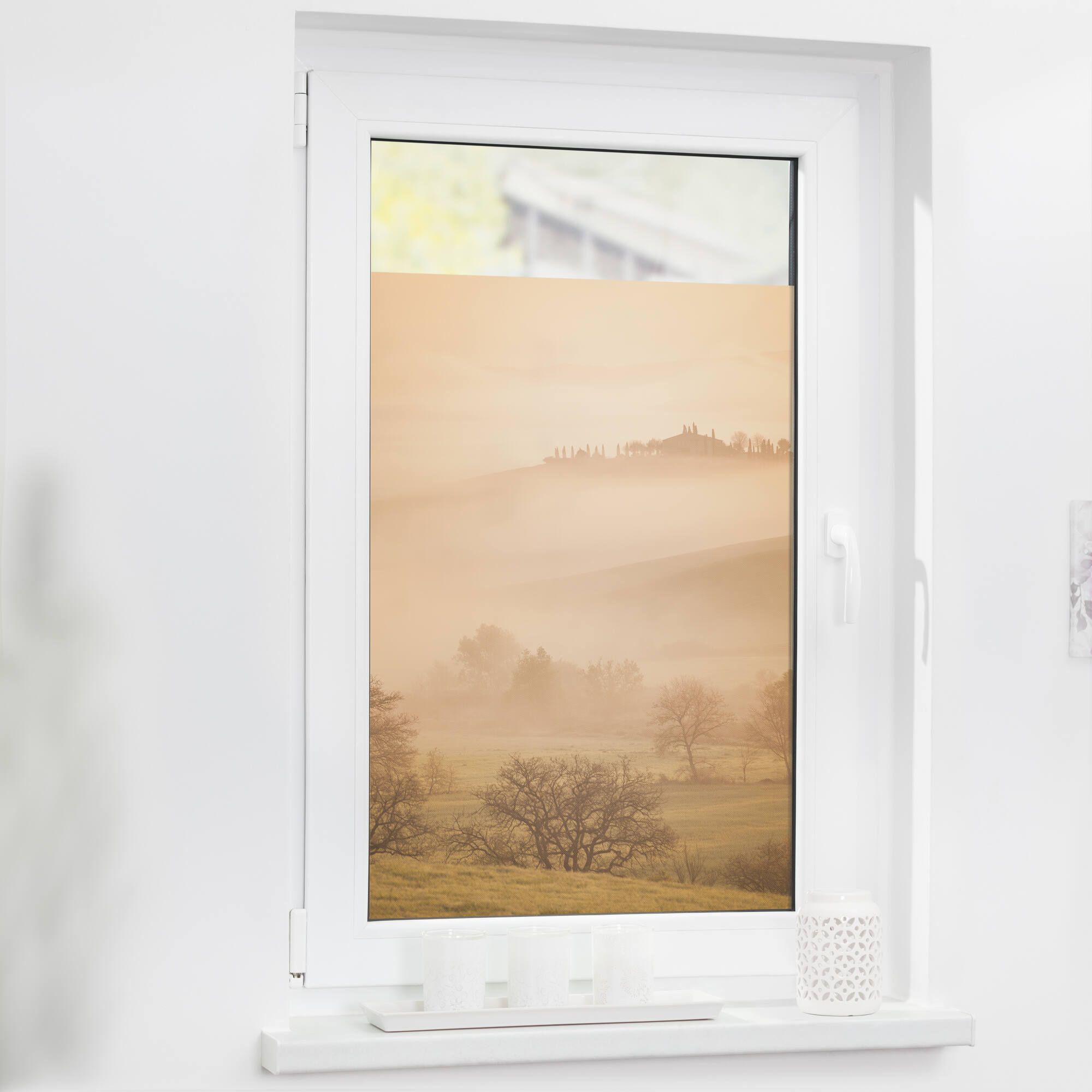 Fensterfolie mit Motiv Toskana Fensterfolie mit Motiv Toskana