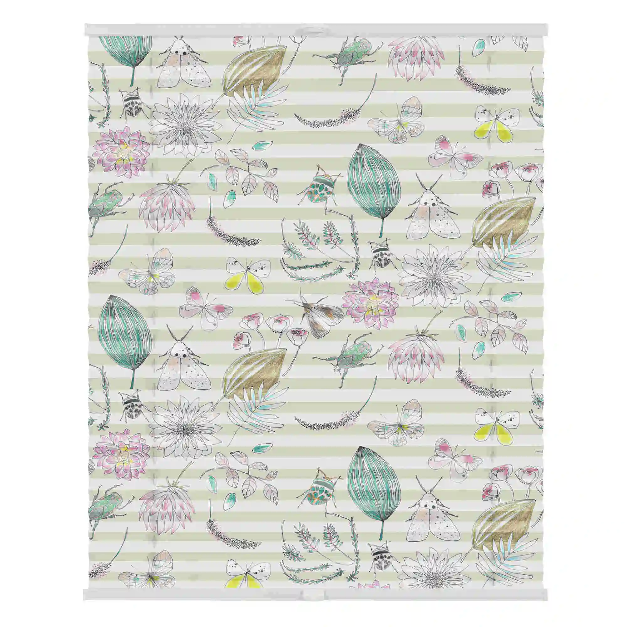 Design Plissee mit Motiv My Bohemian Garden