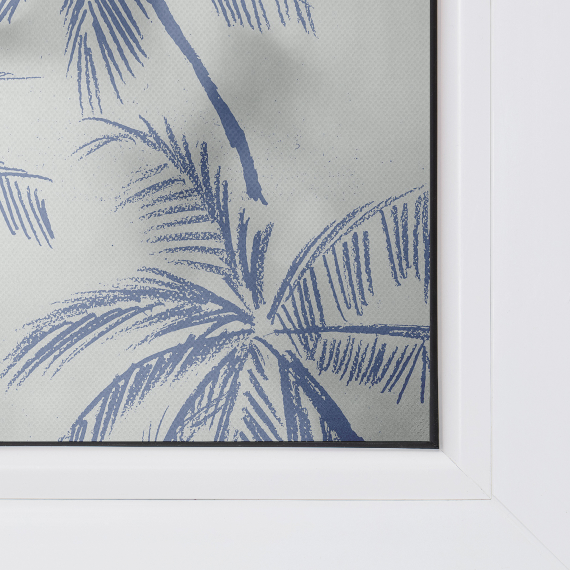 Design Fensterfolie mit Motiv Blueprint Palms