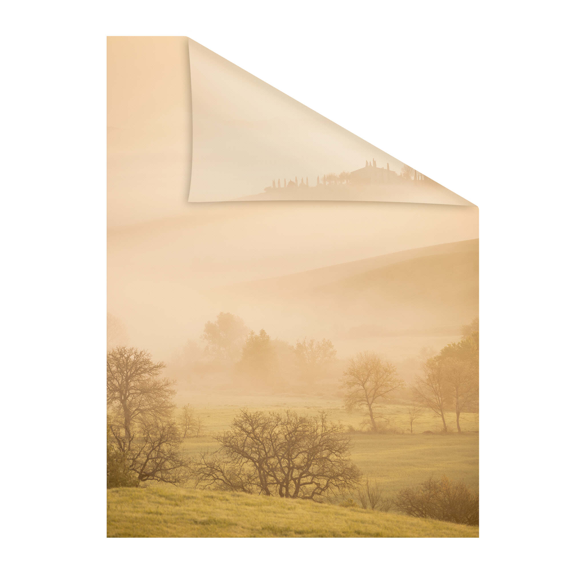 Fensterfolie mit Motiv Toskana Fensterfolie mit Motiv Toskana