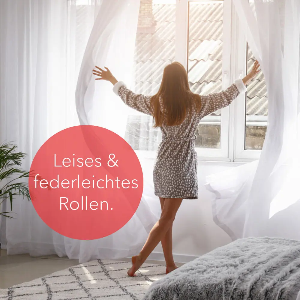 Gardinenröllchen 120 Stück + 6 Feststeller