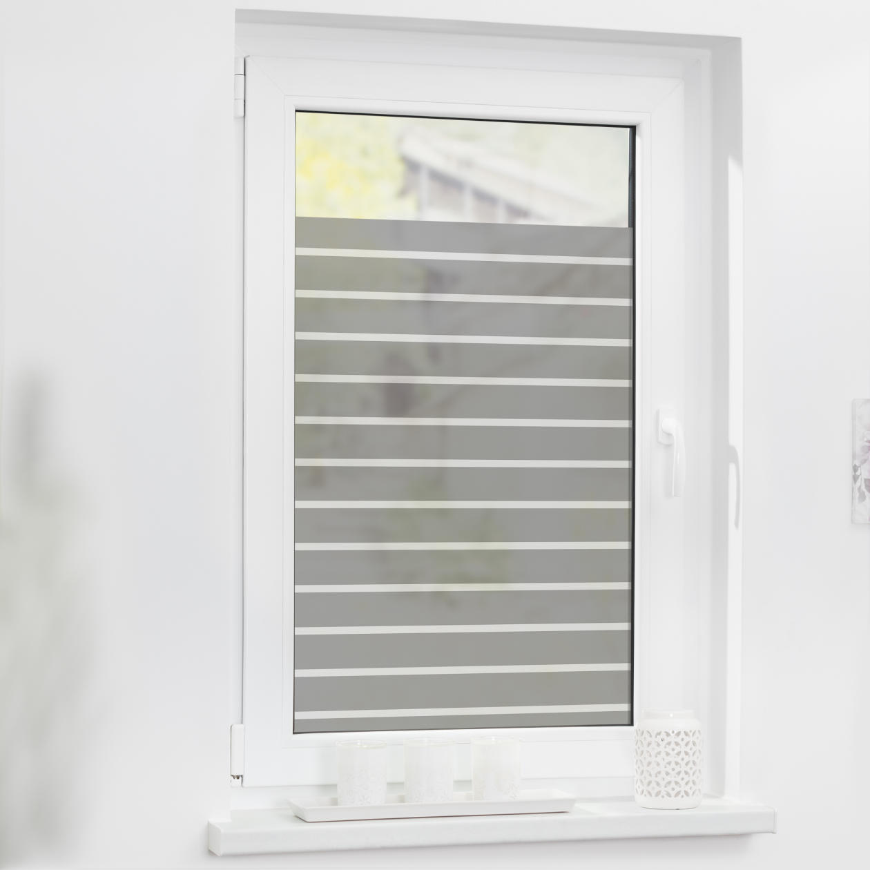 Fensterfolie mit Motiv Streifen Fensterfolie mit Motiv Streifen