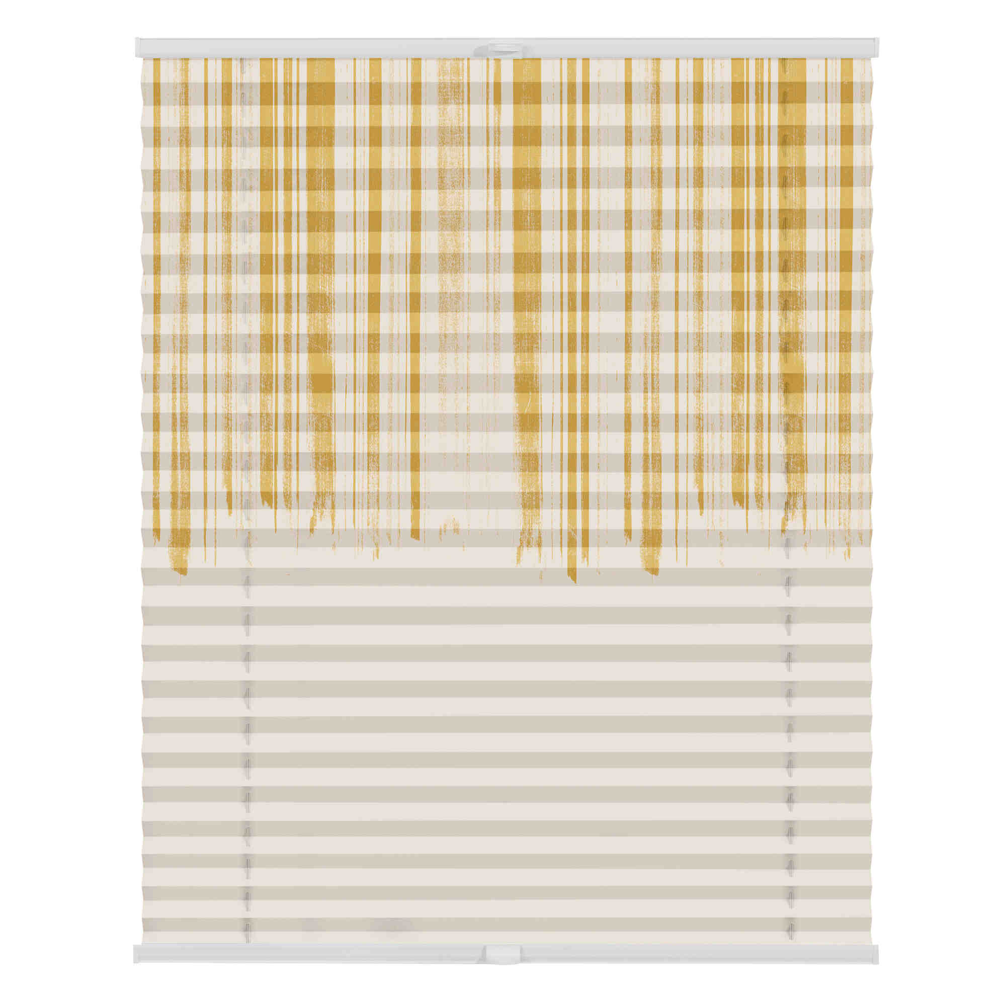 Design Plissee mit Motiv Flowing Honey Design Plissee mit Motiv Flowing Honey
