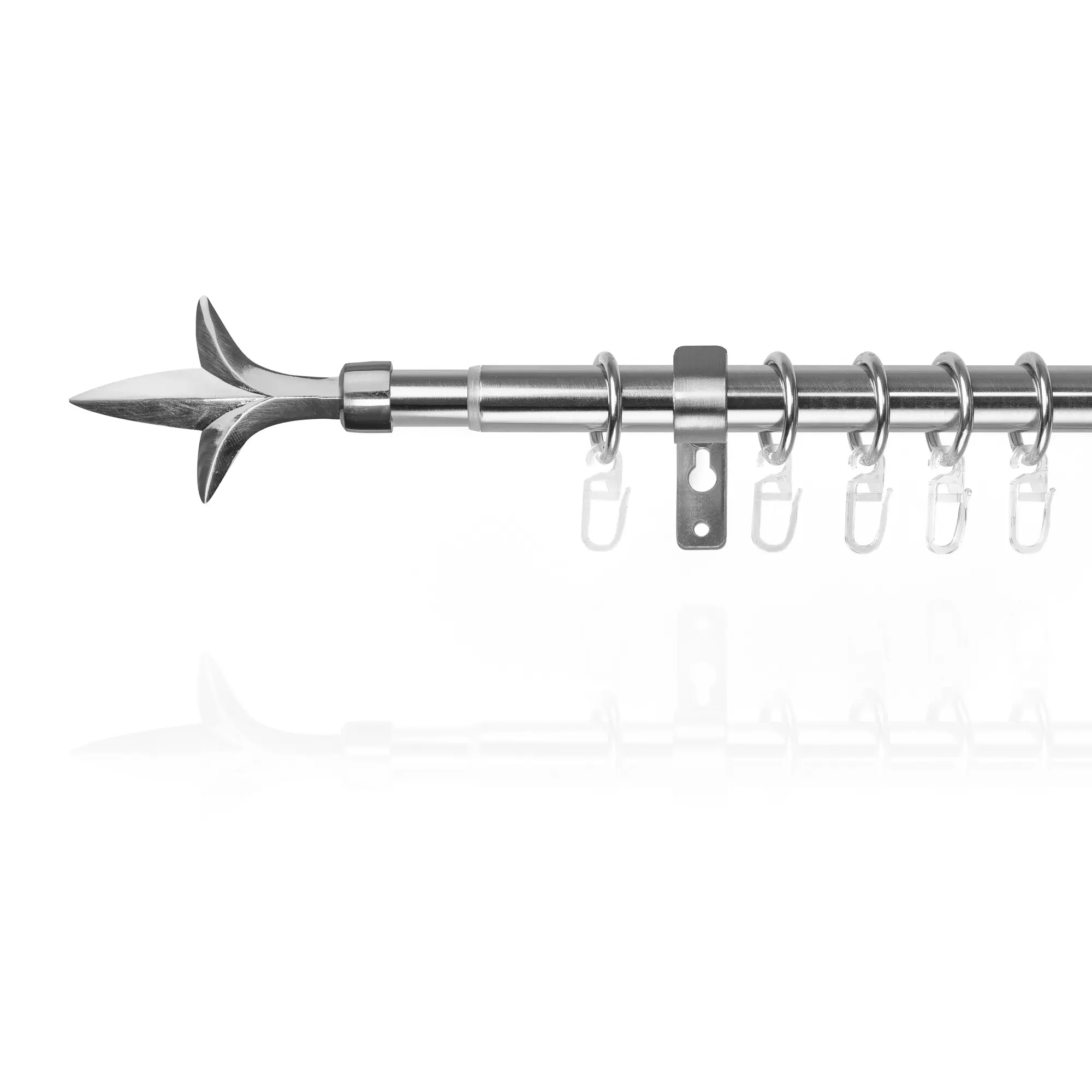 Gardinenstange Lilie, 16 mm, ausziehbar