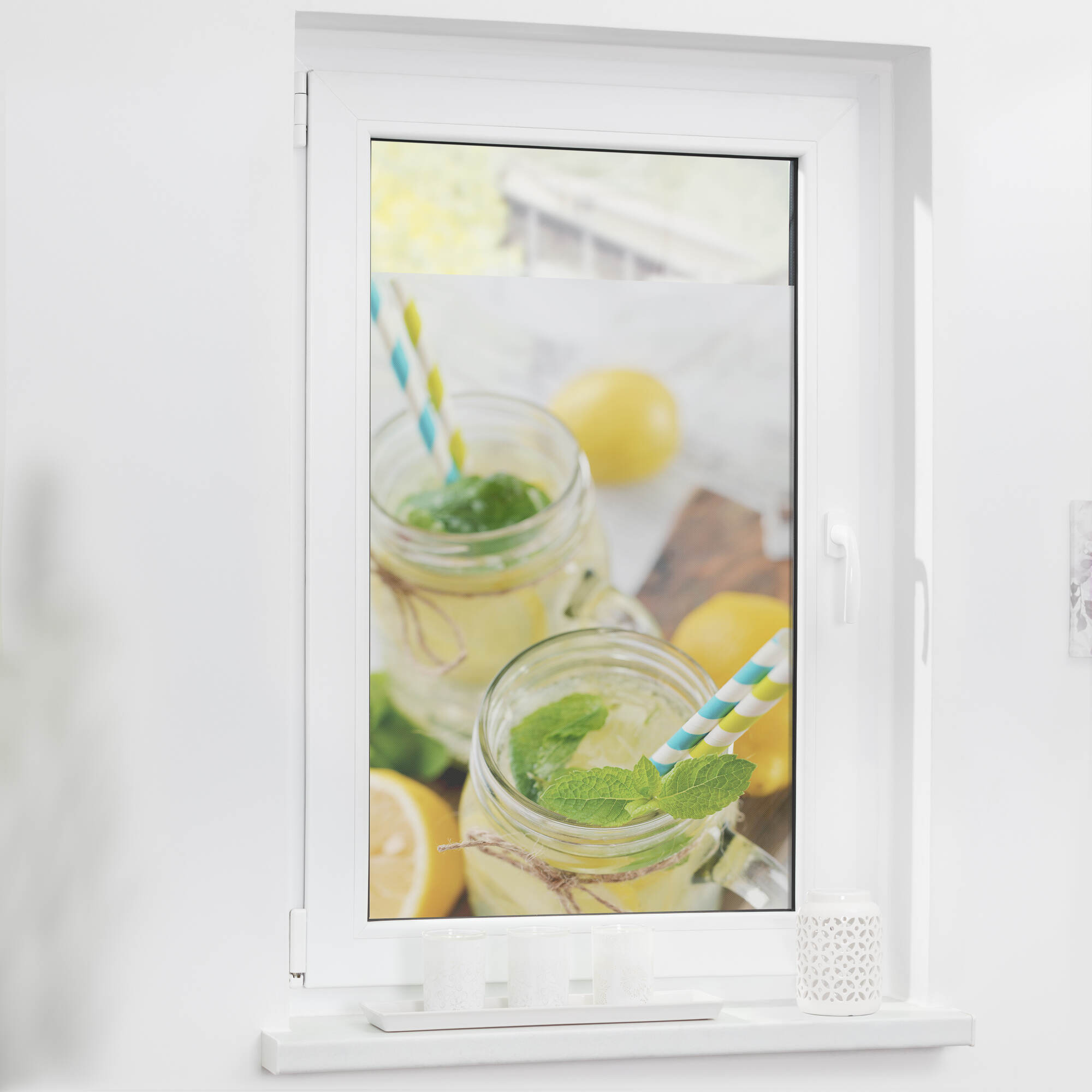 Fensterfolie mit Motiv Limo Fensterfolie mit Motiv Limo