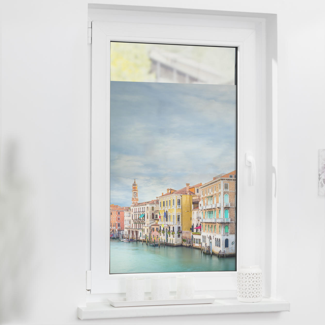 Sonnenschutz, Motiv, Druck, Print, Venedig, Fensterfolie mit Motiv Venedig, SKF.050.050.739, Lichtblick