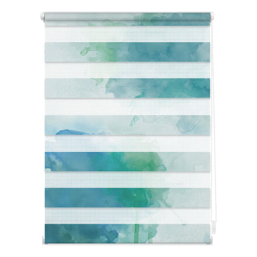 Doppelrollo mit Motiv Aquarell