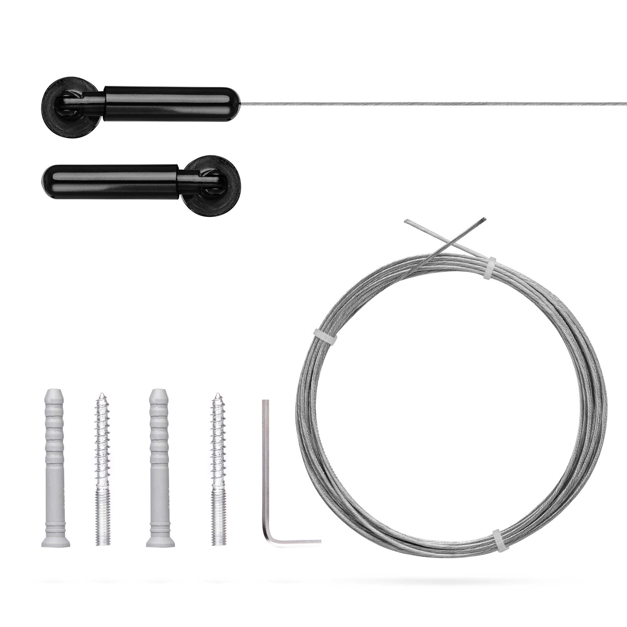 Seilspanngarnitur Santorini Schwarz Seilspanngarnitur Santorini Schwarz