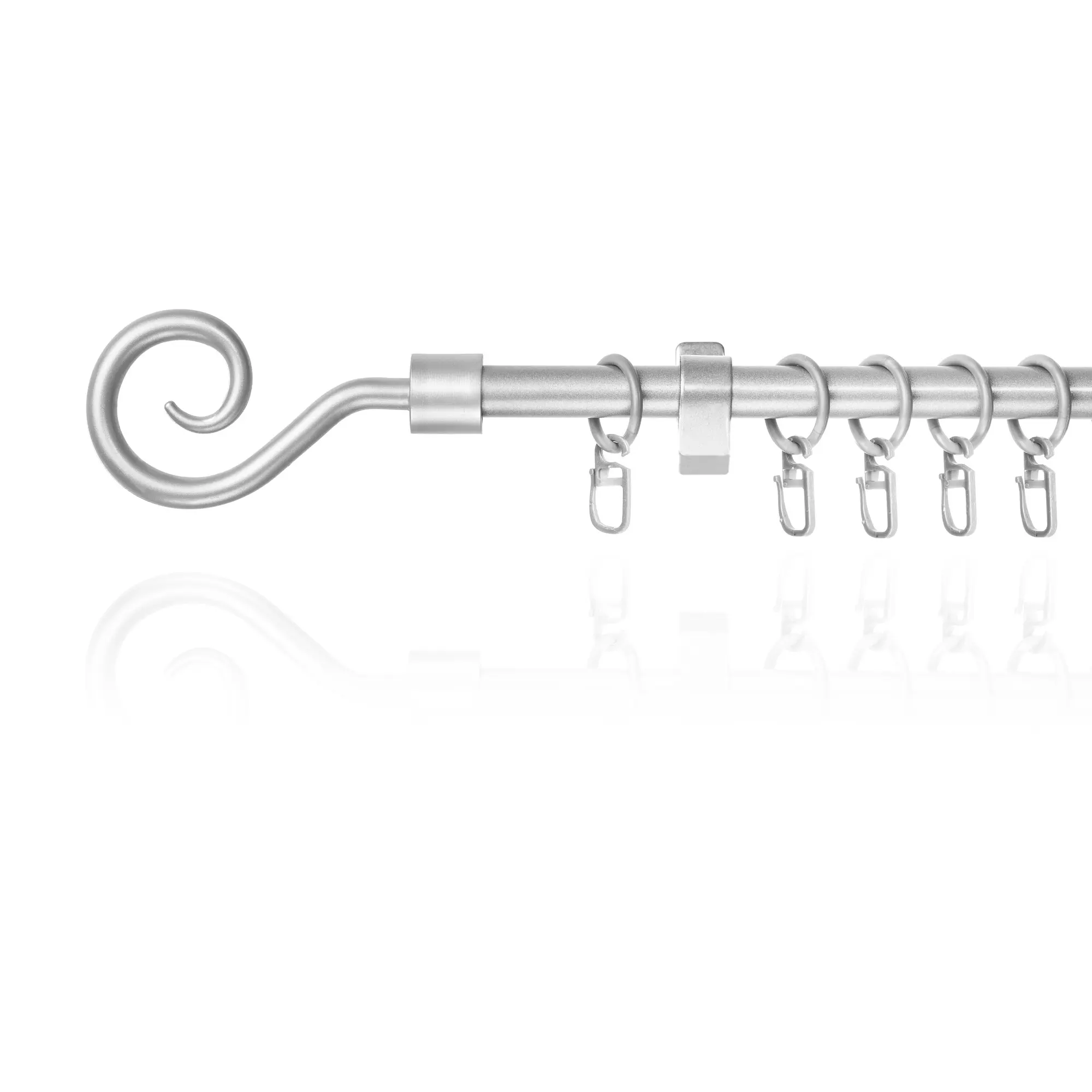 Gardinenstange Kringel, 16 mm, ausziehbar