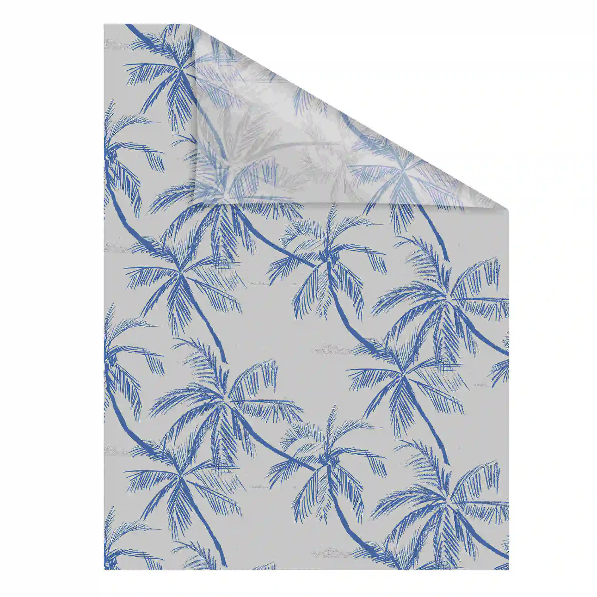Design Fensterfolie mit Motiv Blueprint Palms
