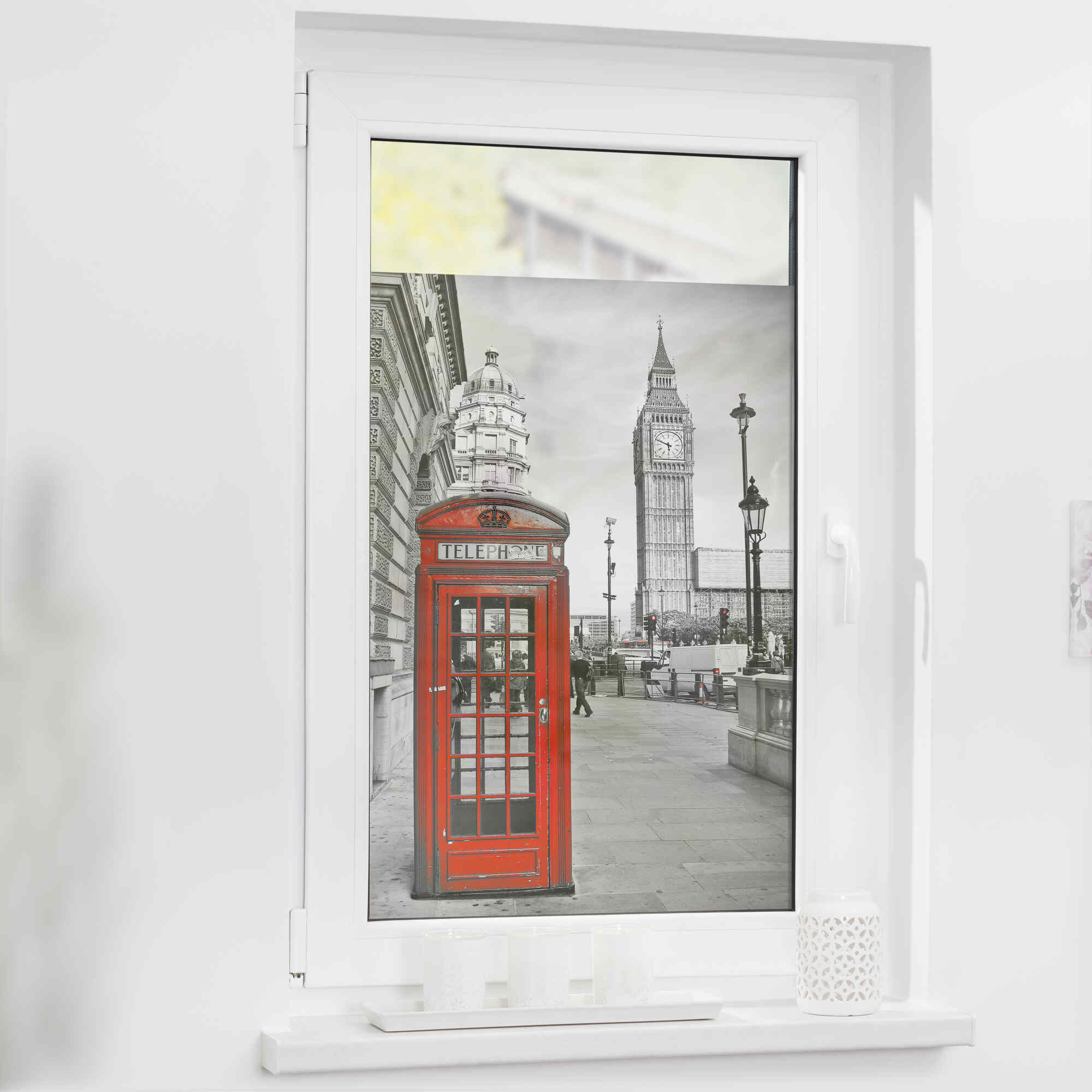 Fensterfolie mit Motiv London Fensterfolie mit Motiv London