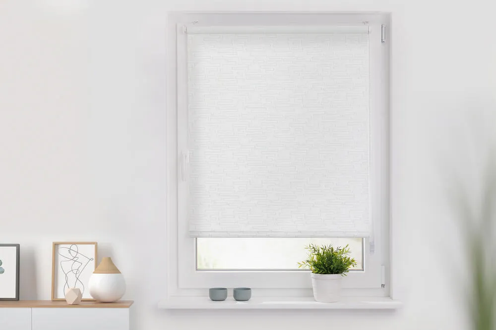 Tageslichtrollo Parma White Design