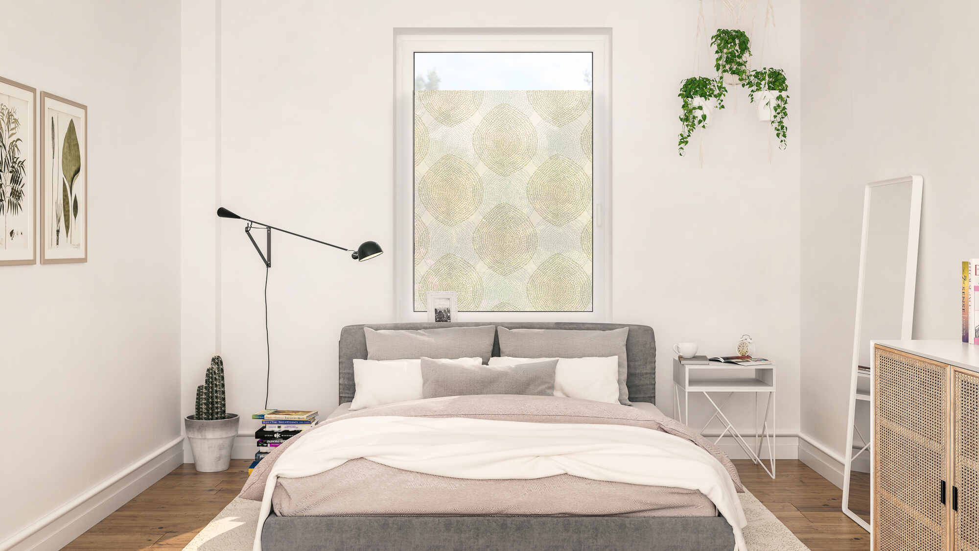 Design Fensterfolie mit Motiv Boho Drop India Design Fensterfolie mit Motiv Boho Drop India
