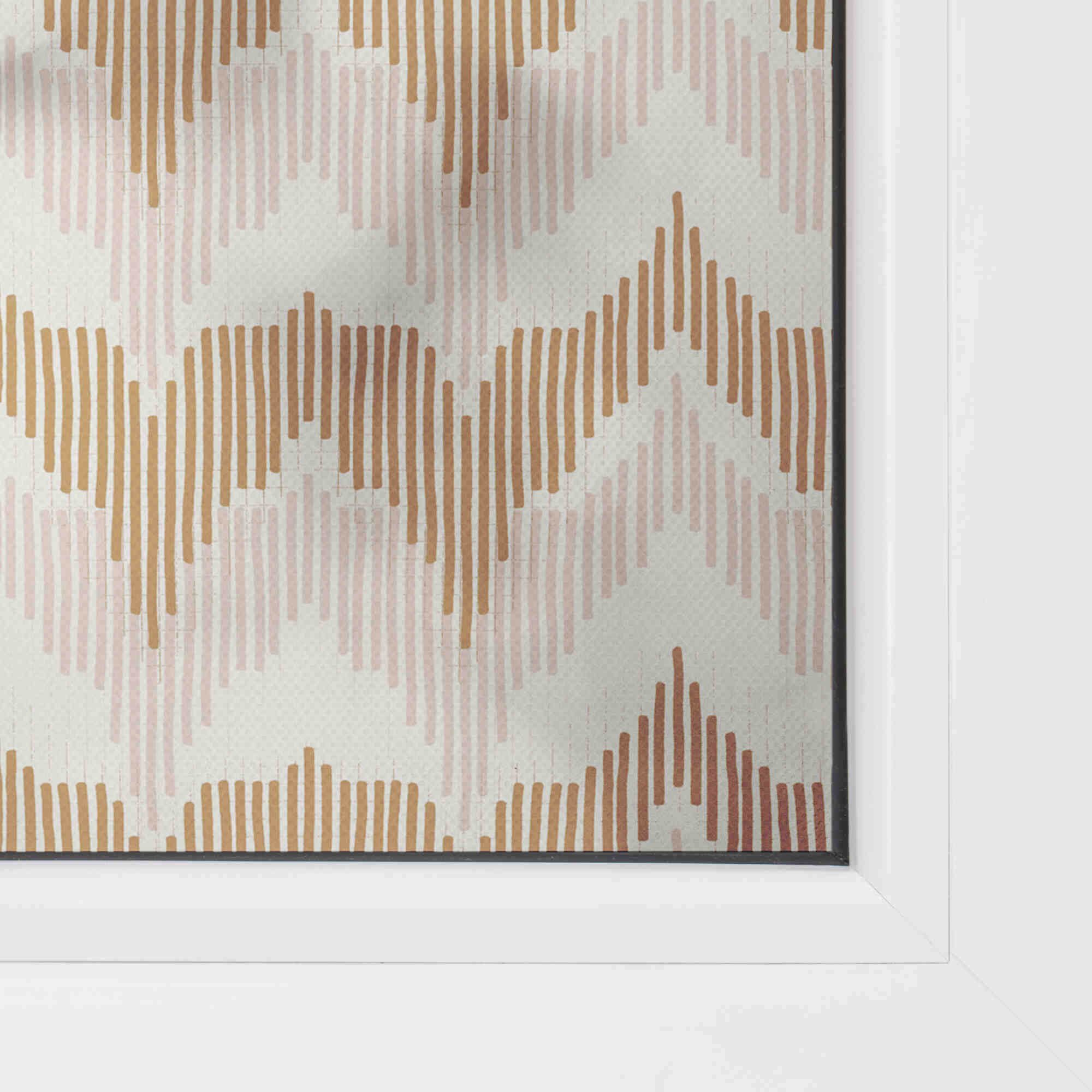 Design Fensterfolie mit Motiv Boho Zig Zag Design Fensterfolie mit Motiv Boho Zig Zag