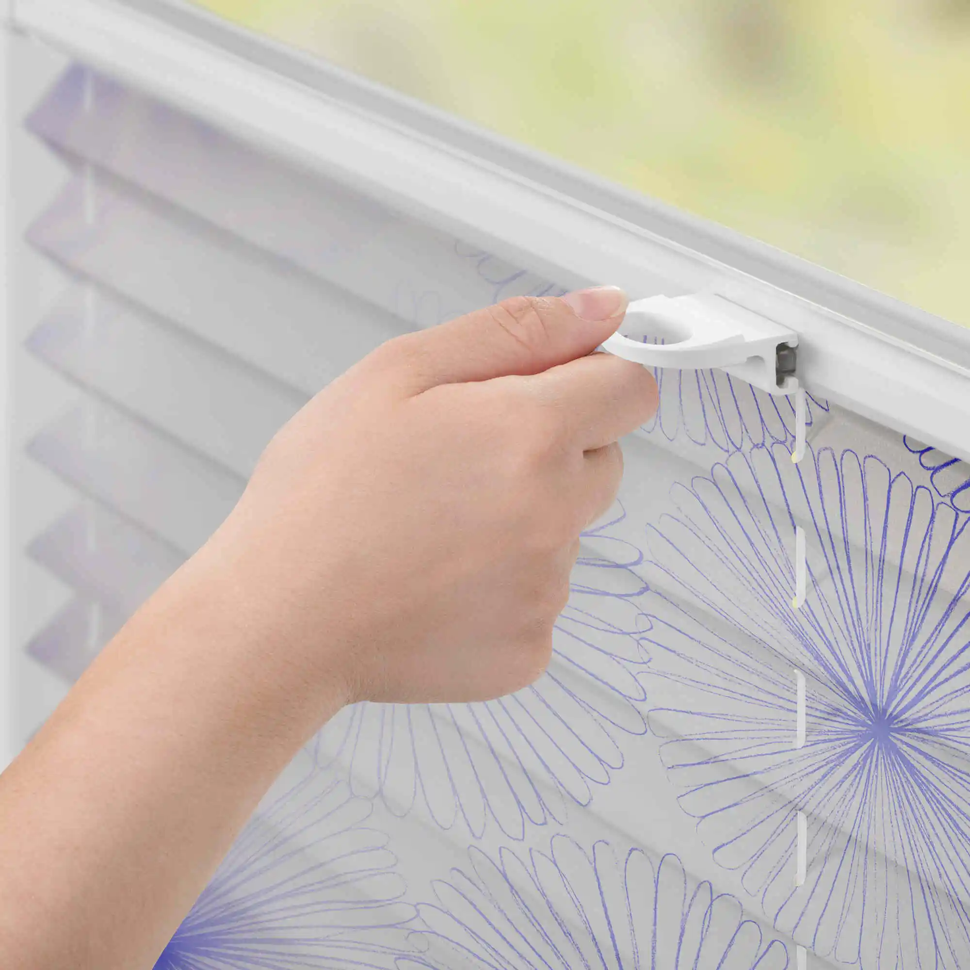 Design Plissee mit Motiv Flower Wheel