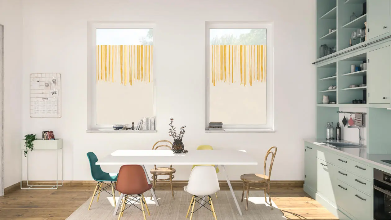 Design Fensterfolie mit Motiv Flowing Honey