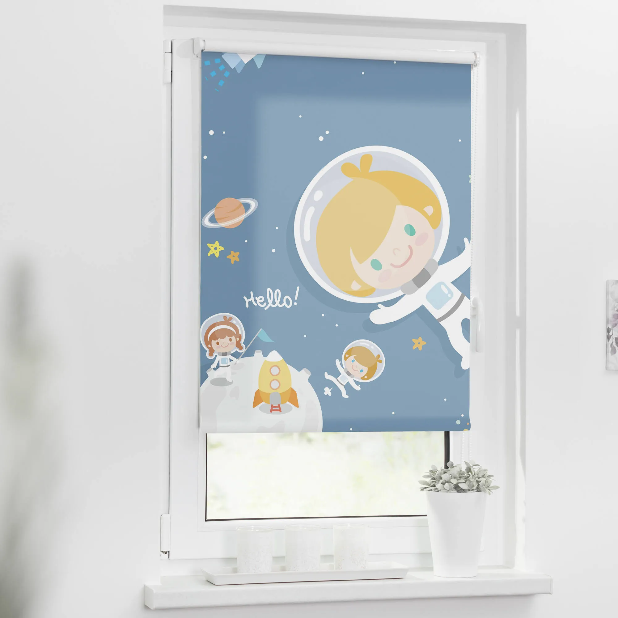 Rollo mit Motiv  Astronaut