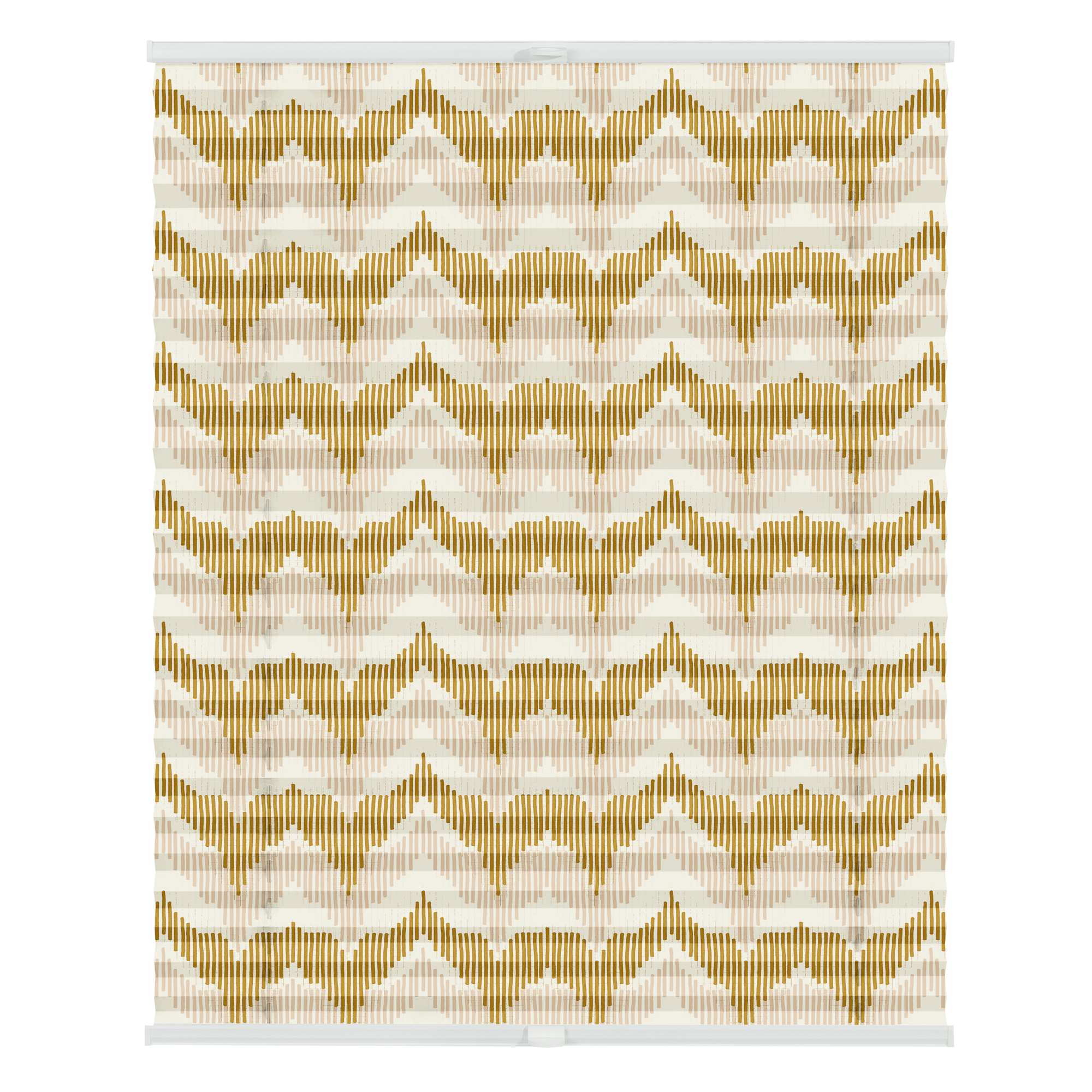 Design Plissee mit Motiv Boho Zig Zag