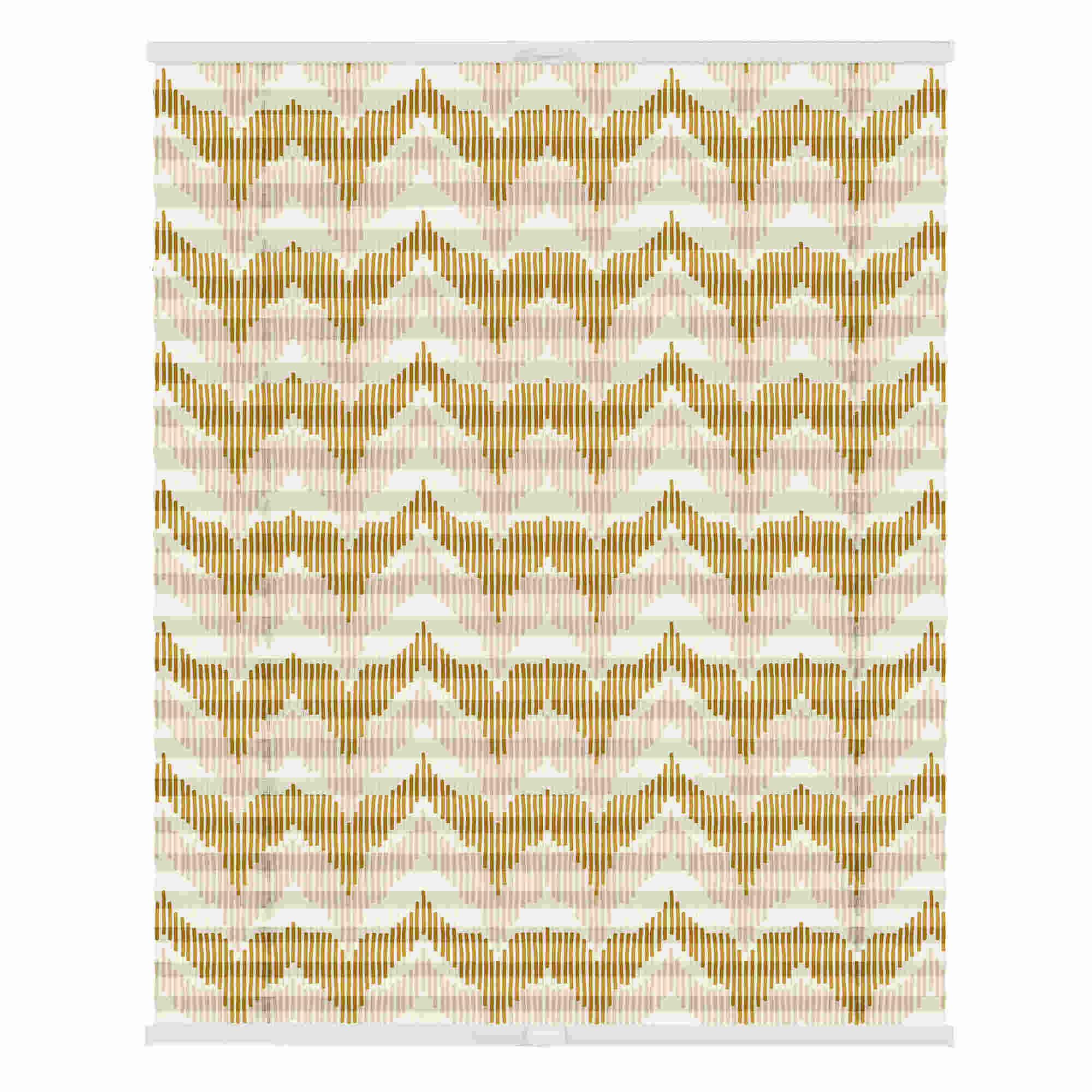 Design Plissee mit Motiv Boho Zig Zag Design Plissee mit Motiv Boho Zig Zag