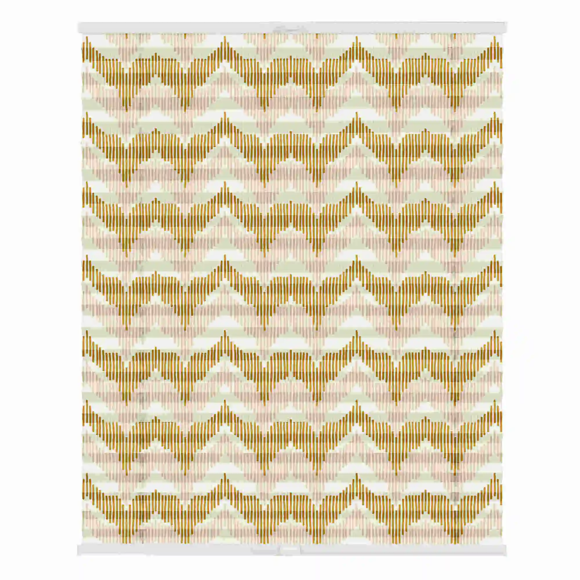 Design Plissee mit Motiv Boho Zig Zag