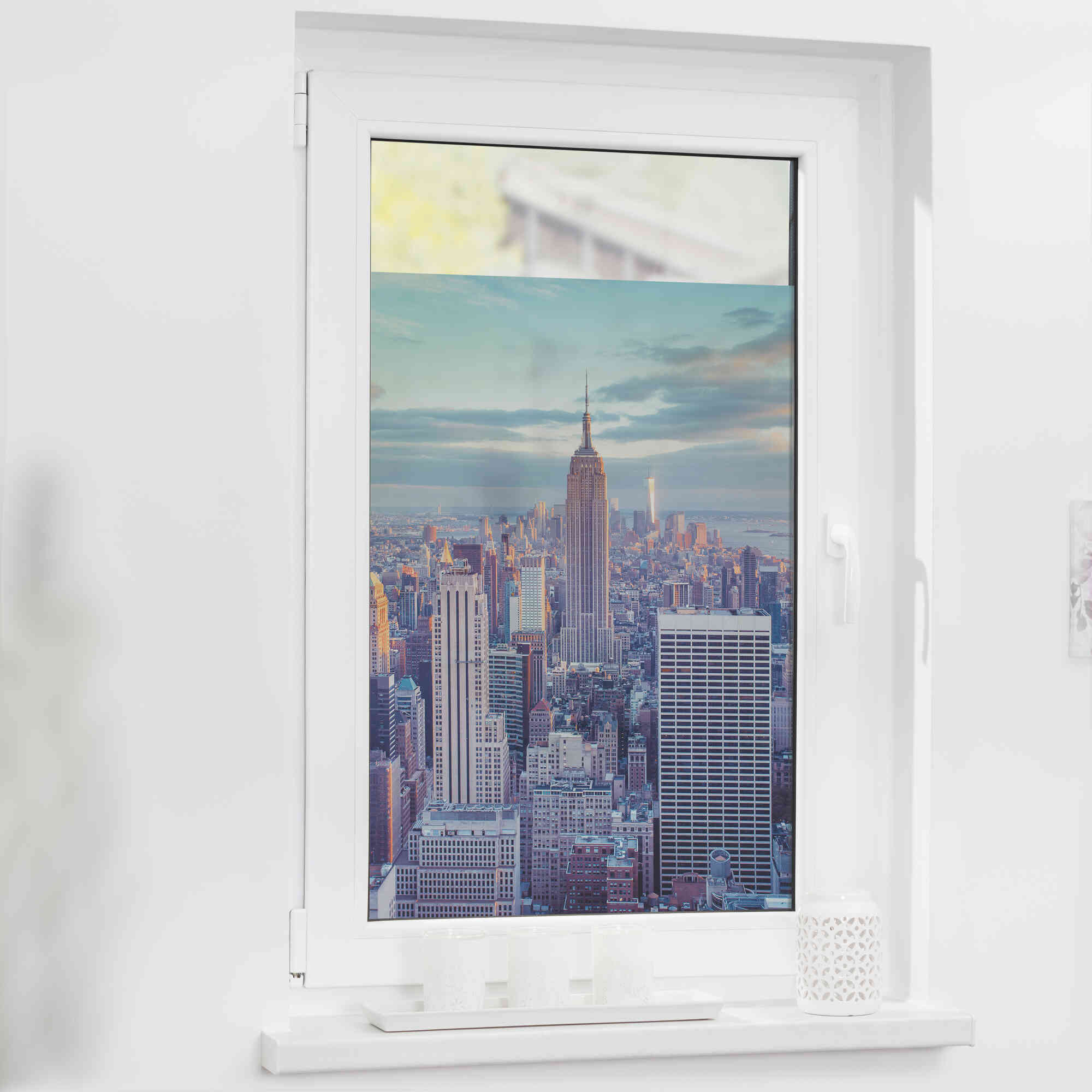 Fensterfolie mit Motiv New York Fensterfolie mit Motiv New York