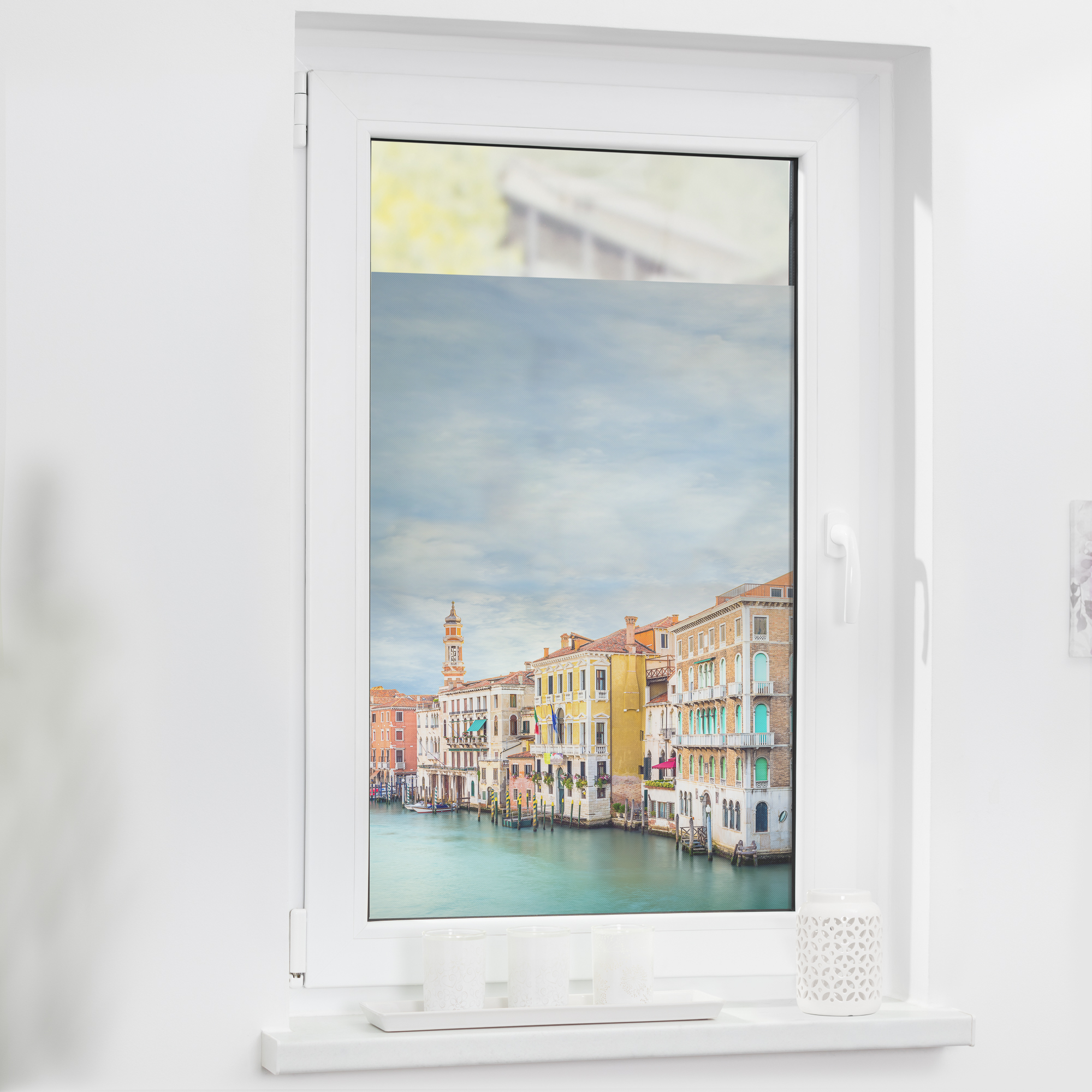 Fensterfolie mit Motiv Venedig Fensterfolie mit Motiv Venedig