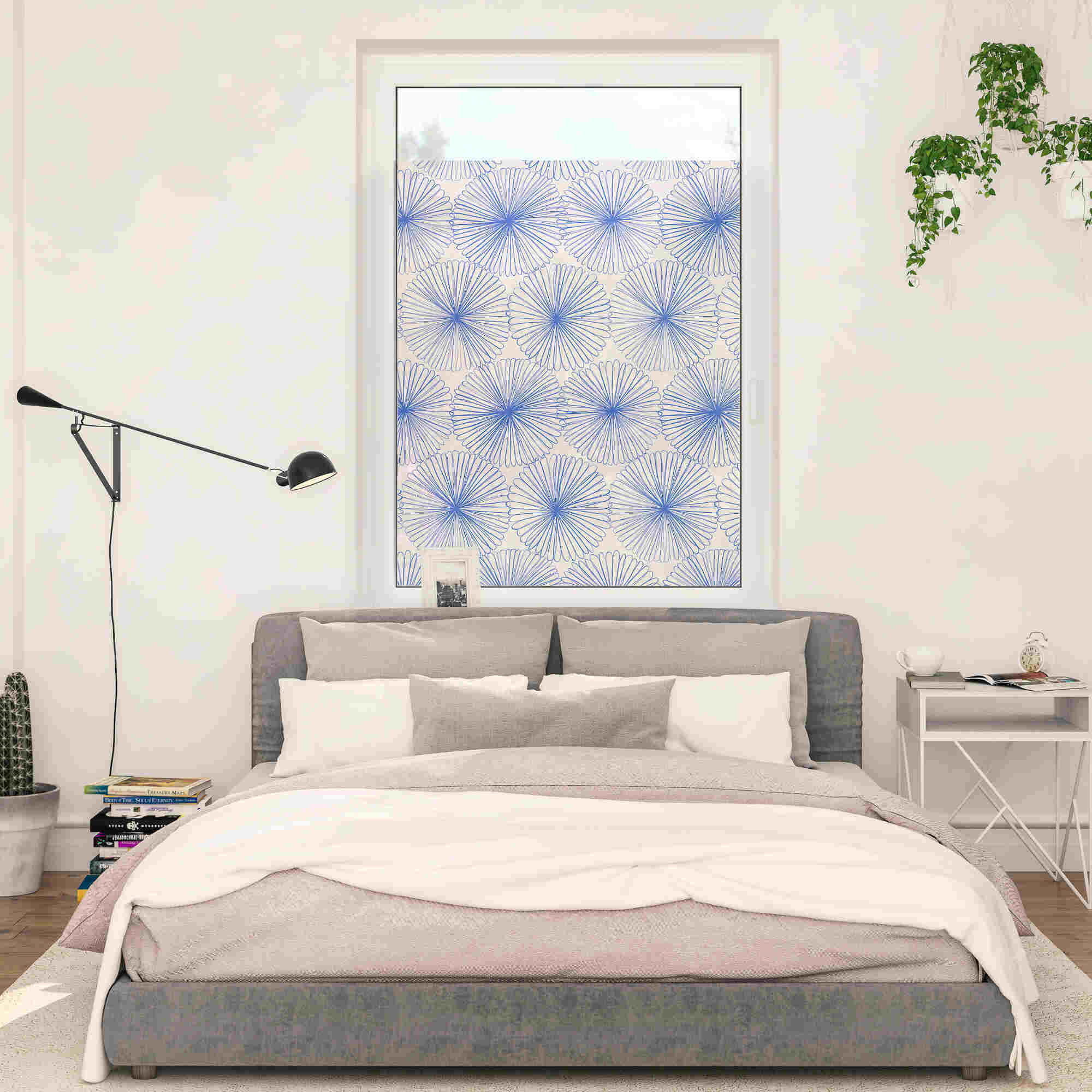Design Fensterfolie mit Motiv Flower Wheel Design Fensterfolie mit Motiv Flower Wheel