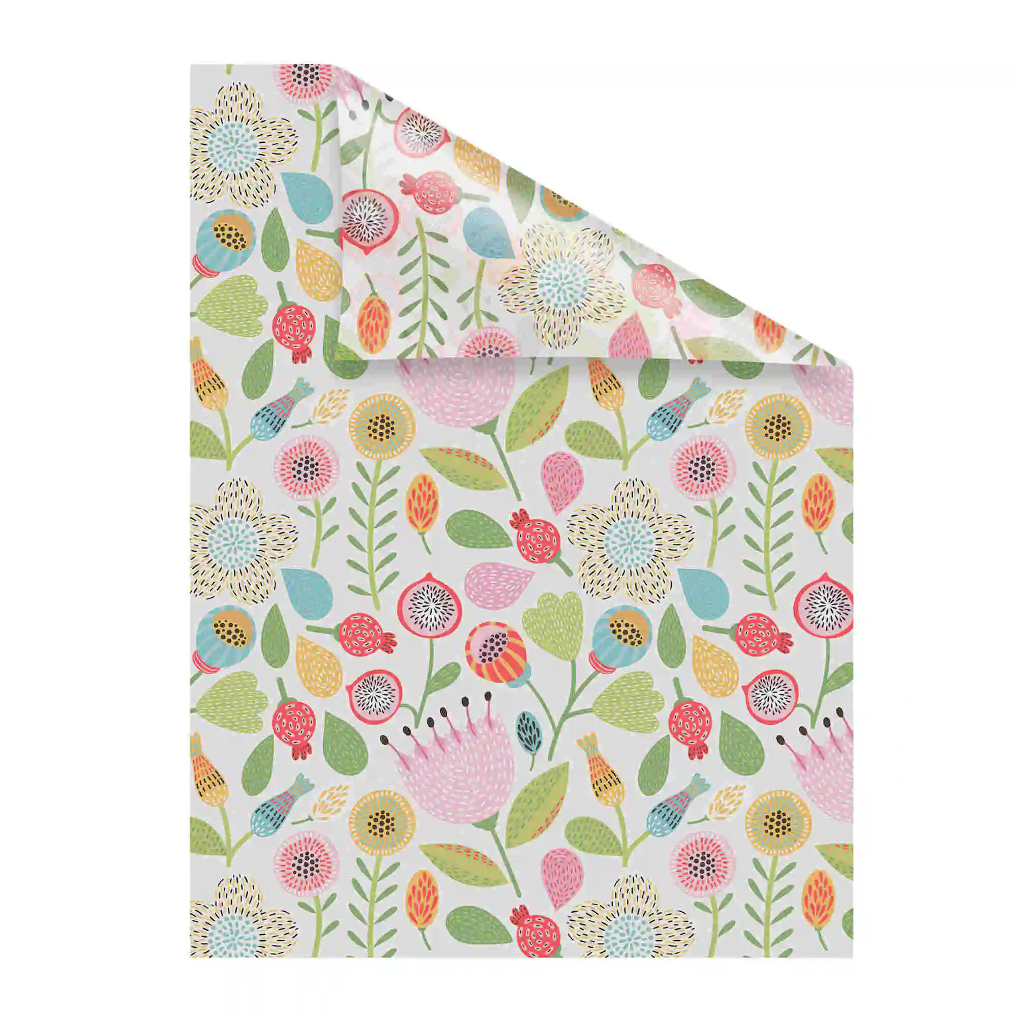 Fensterfolie mit Motiv Blumen