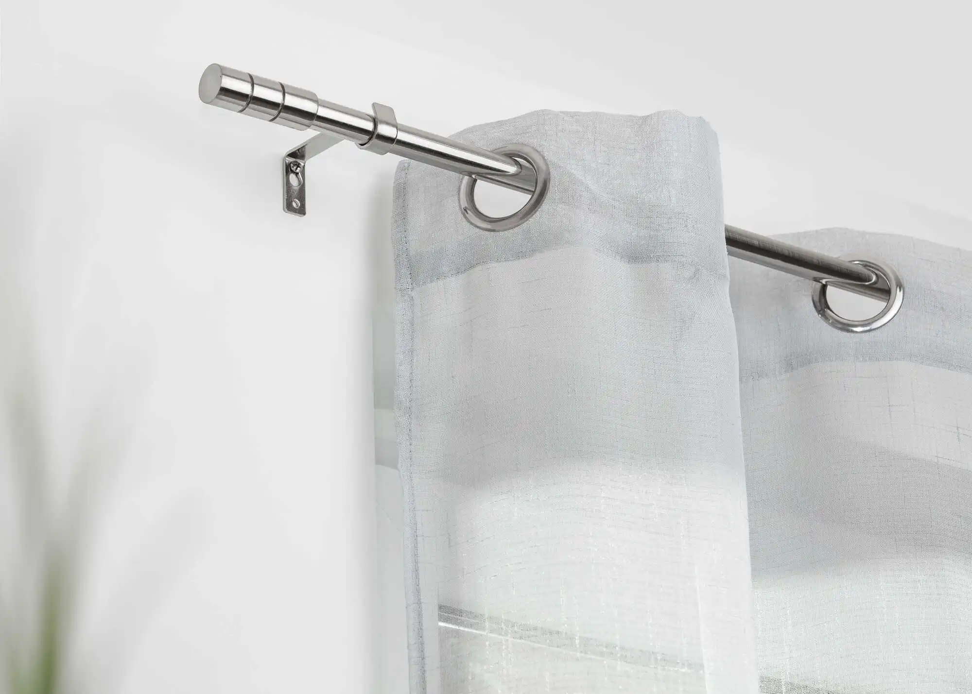 Gardinenstange Zylinder, 20 mm, ausziehbar