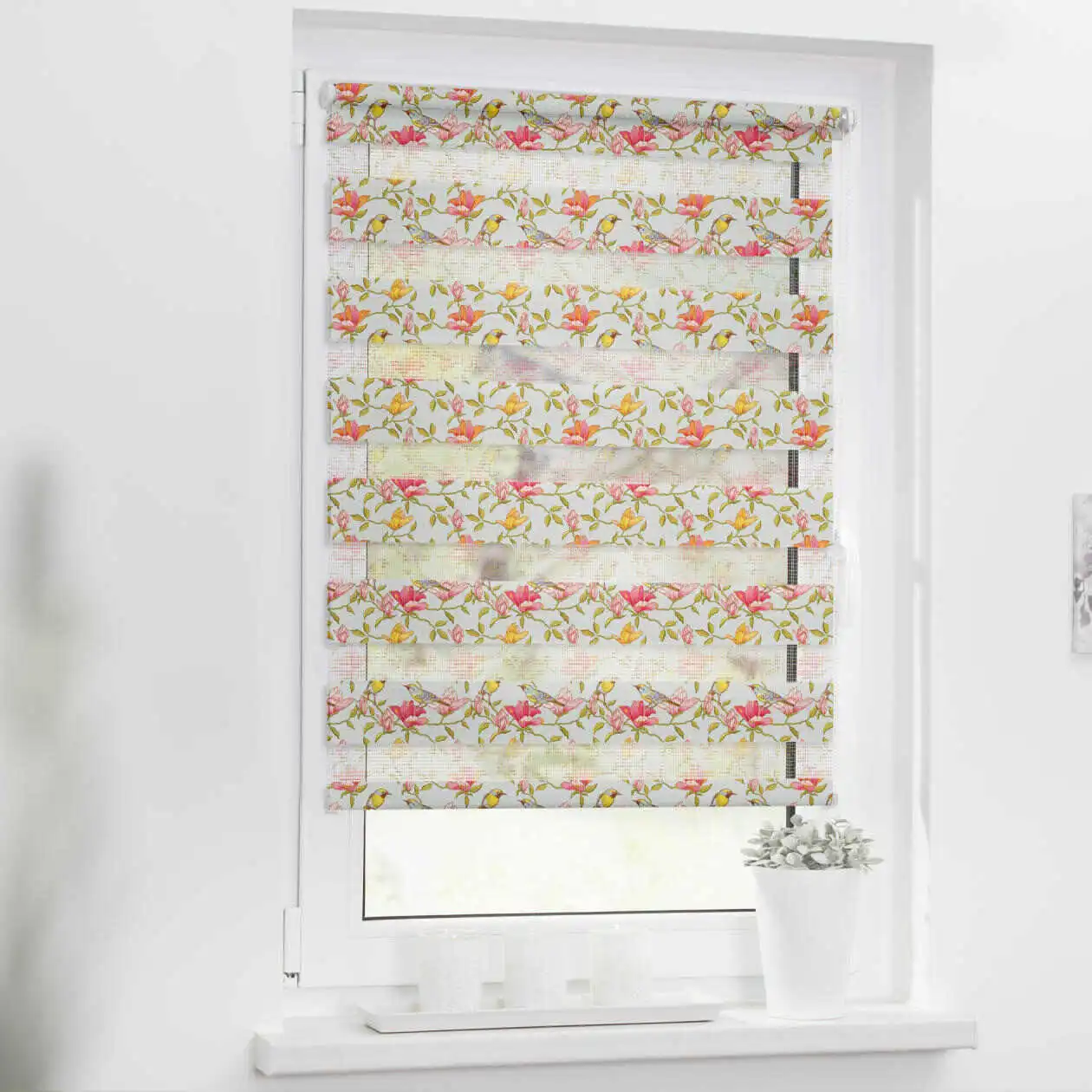 Doppelrollo mit Motiv Birds