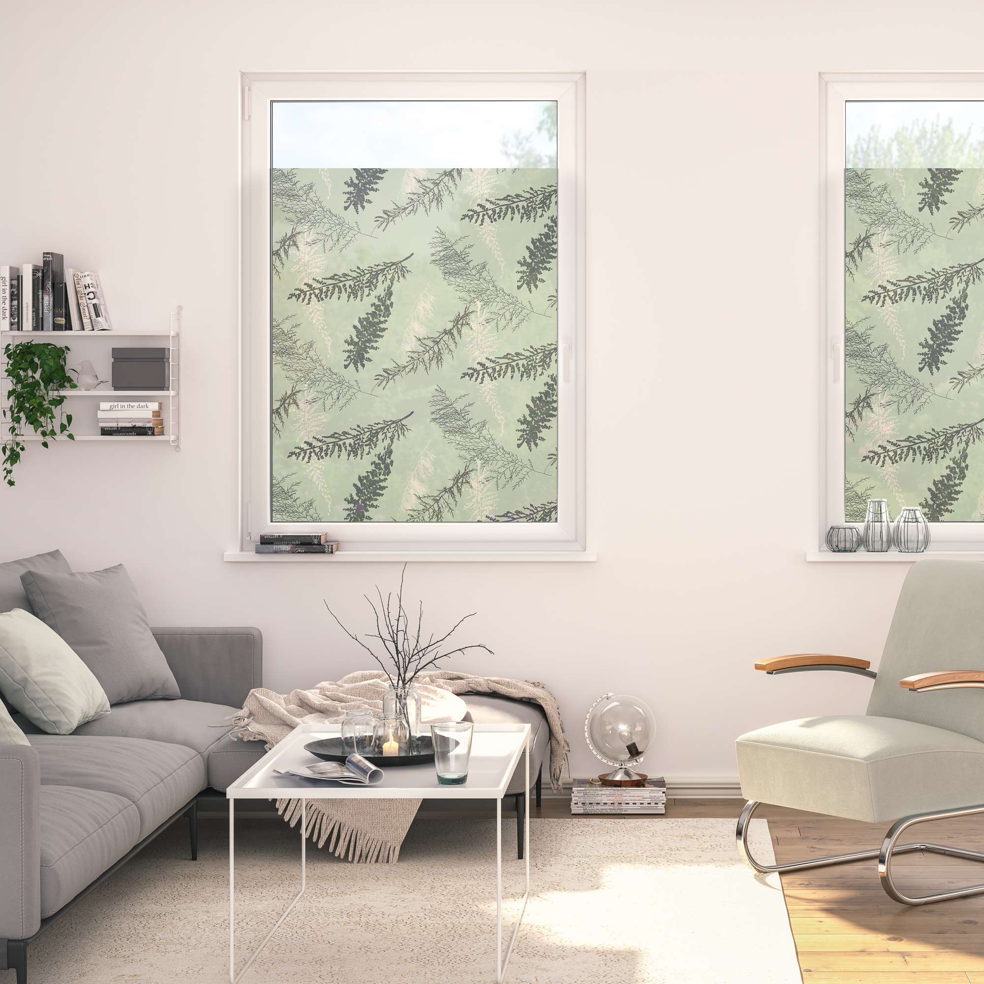 Design Fensterfolie mit Motiv Fir Branches