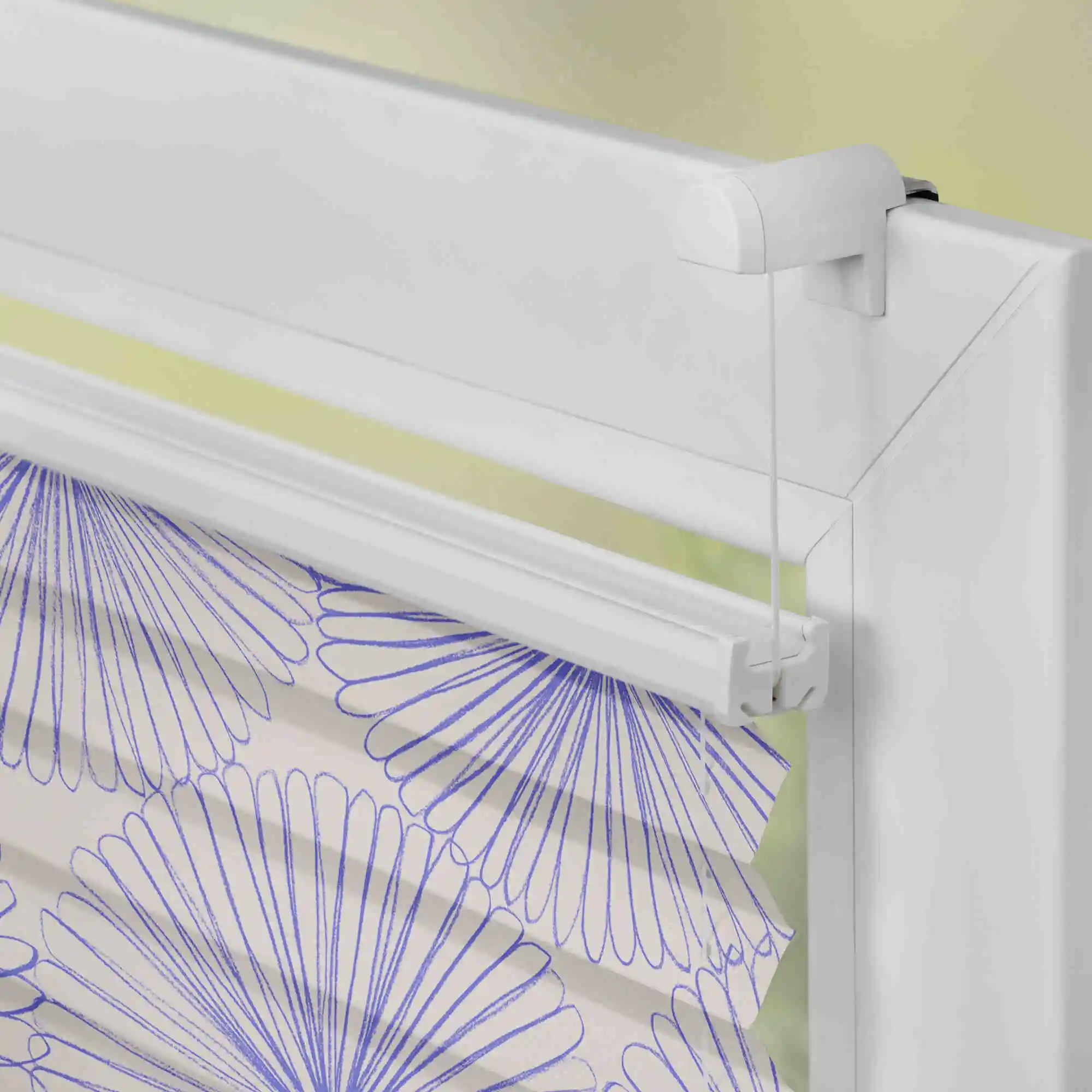 Design Plissee mit Motiv Flower Wheel