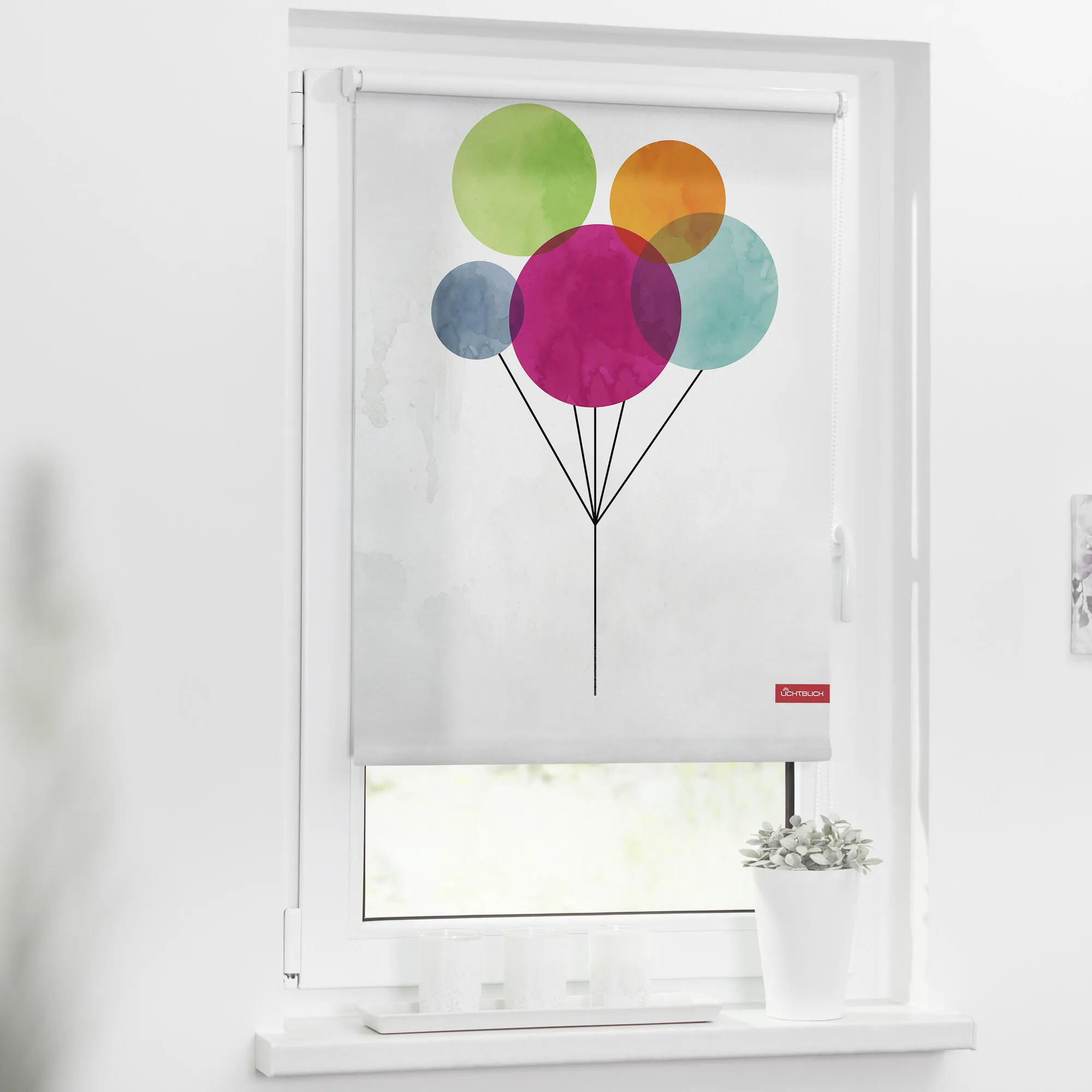Rollo Monaco Motiv:  Ballons