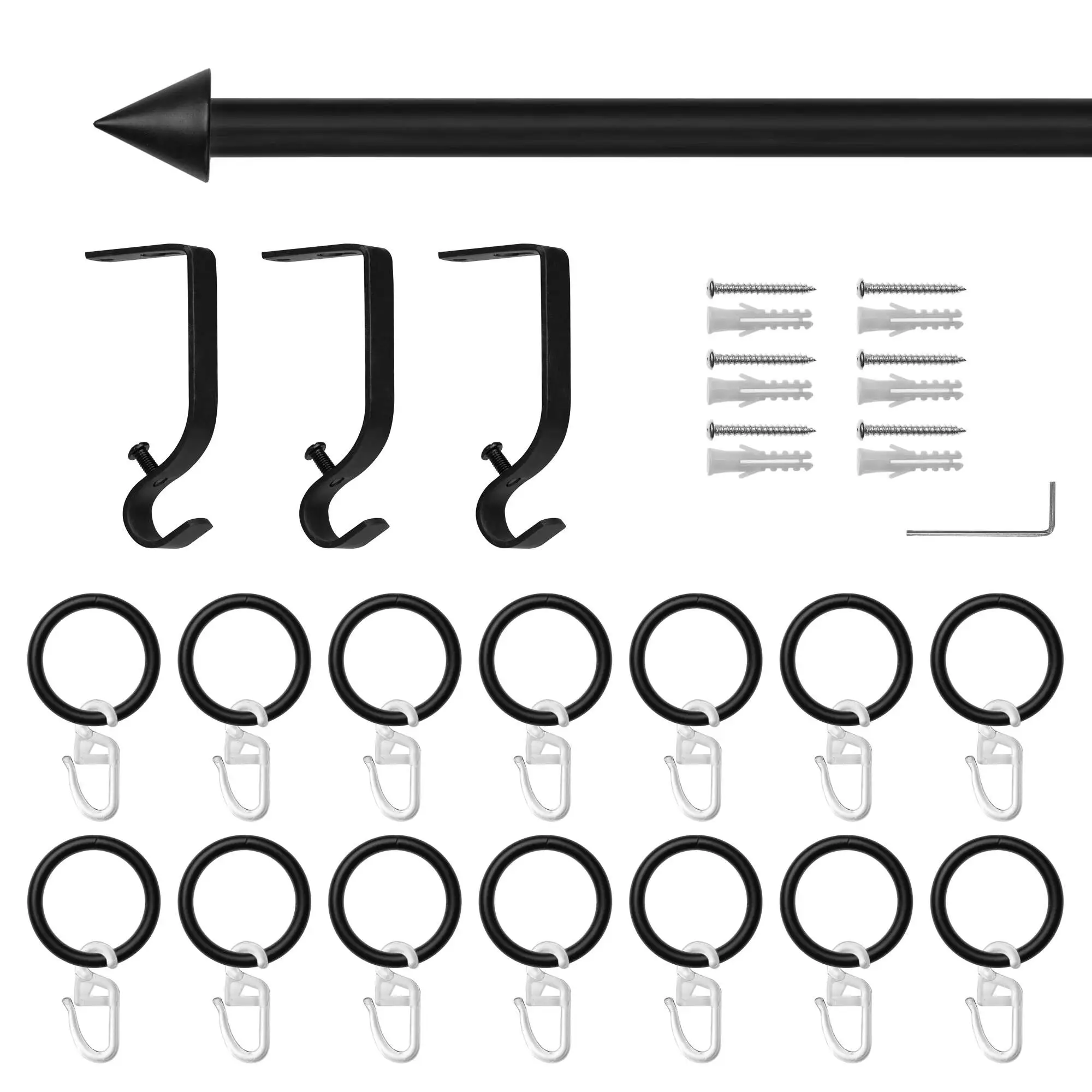 Gardinenstange Hallstadt Kegel, ausziehbar