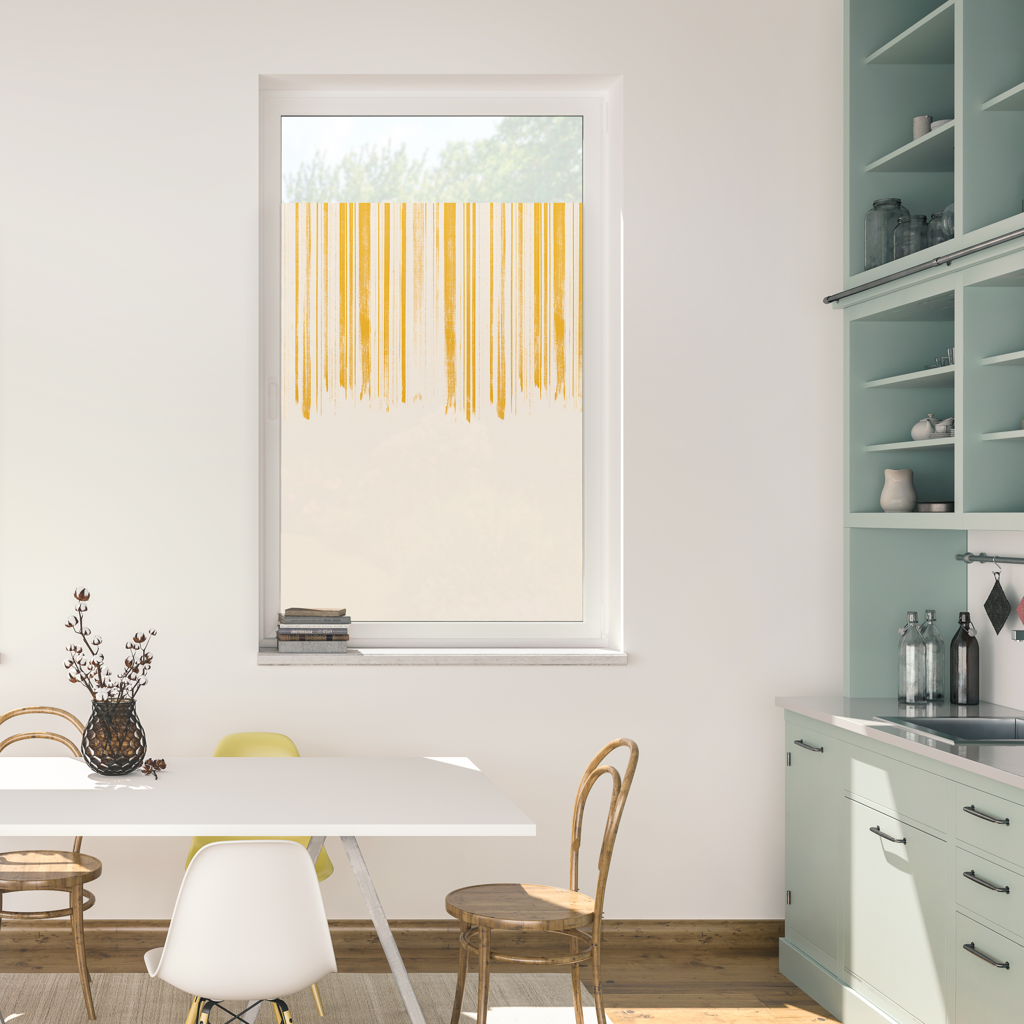 Design Fensterfolie mit Motiv Flowing Honey