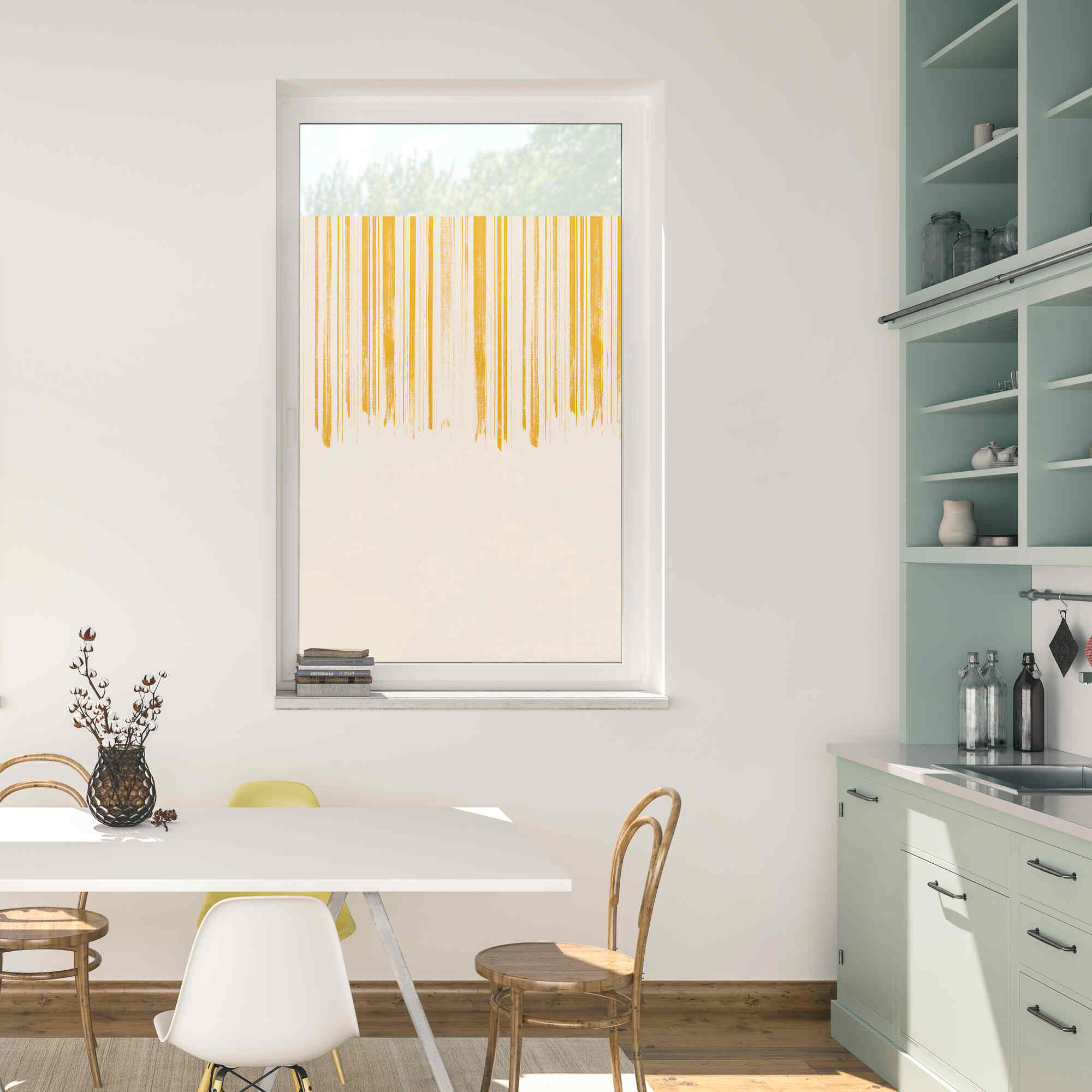 Design Fensterfolie mit Motiv Flowing Honey Design Fensterfolie mit Motiv Flowing Honey