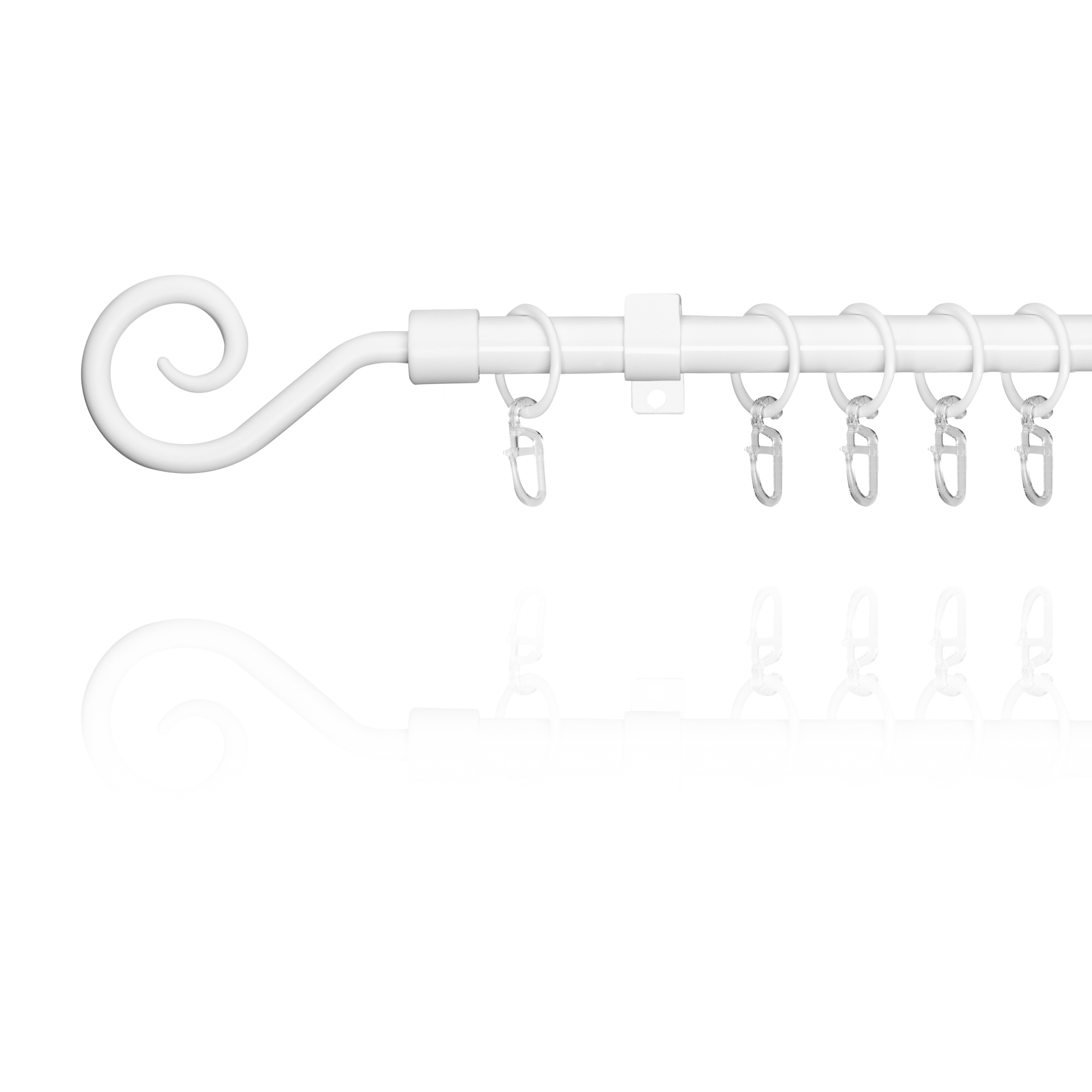 Gardinenstange Kringel, 16 mm, ausziehbar Gardinenstange Kringel, 16 mm, ausziehbar