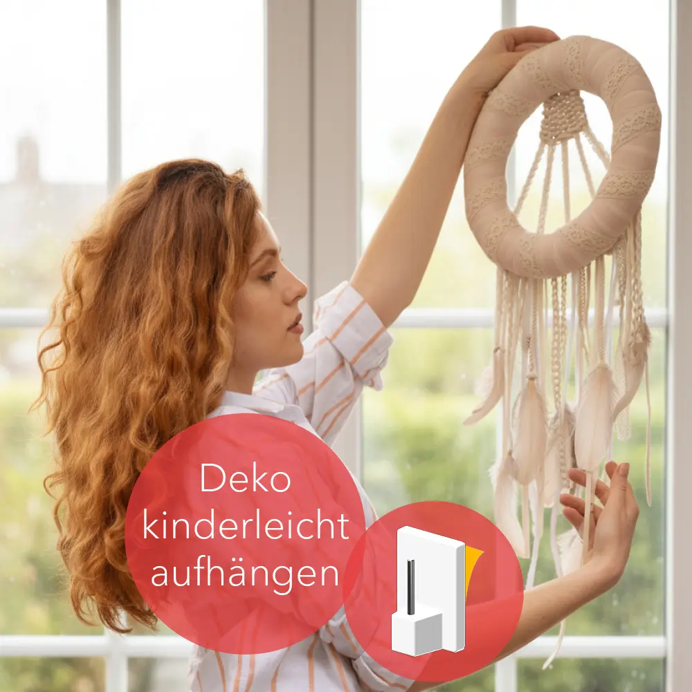 Klebehaken - Gardinenhaken 24 Stück | selbstklebend