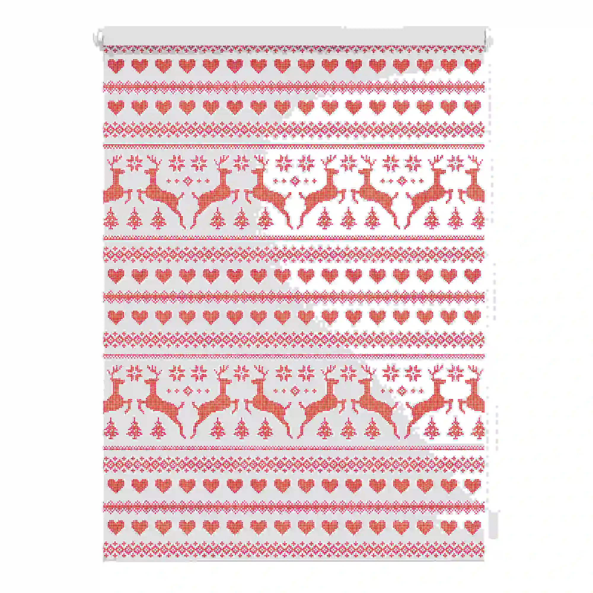 Rollo mit Weihnachtsmotiv Rentier