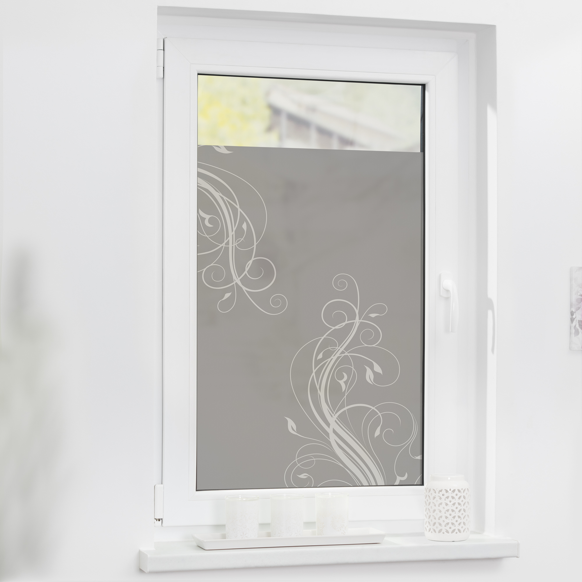 Fensterfolie mit Motiv Floral