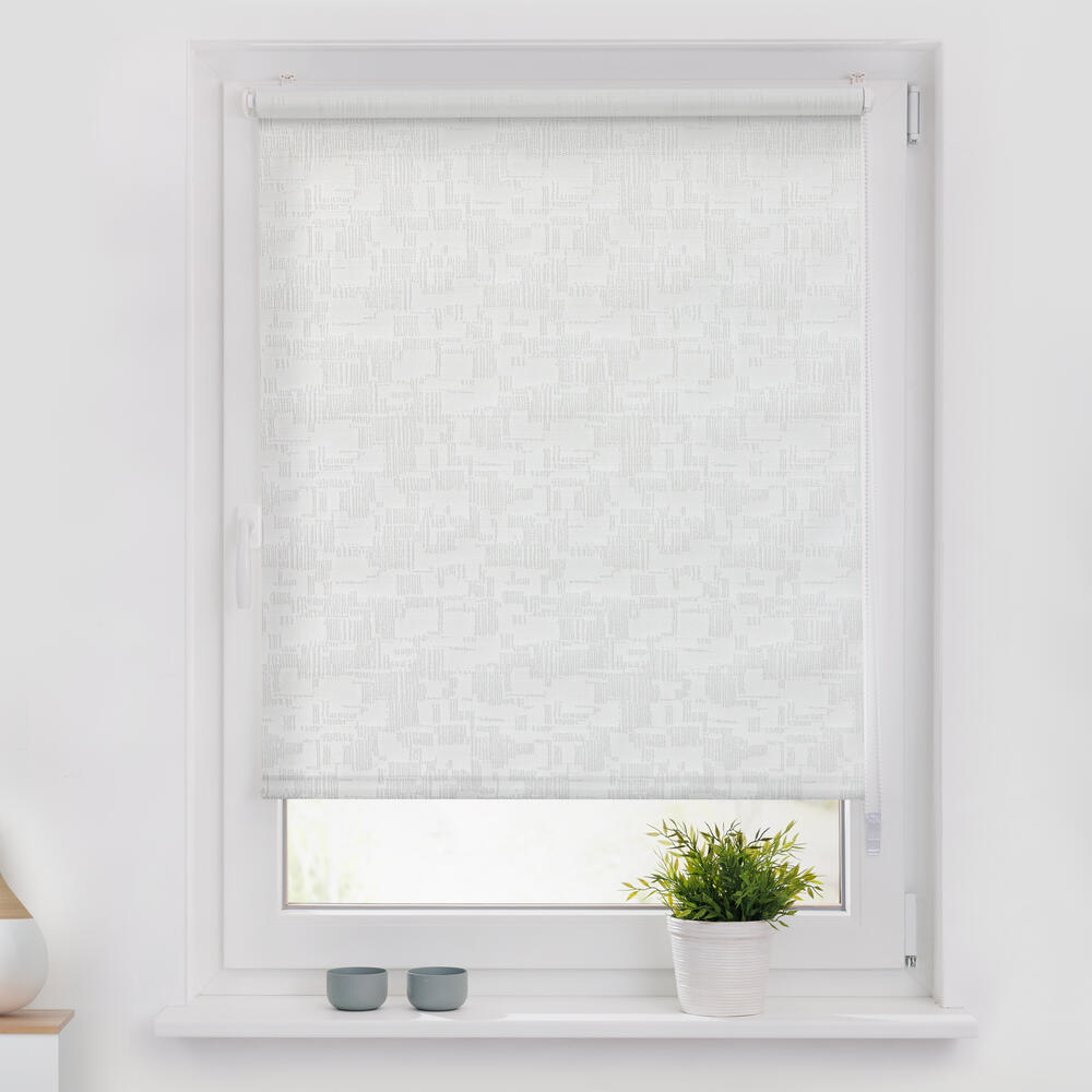 Tageslichtrollo Parma White Design