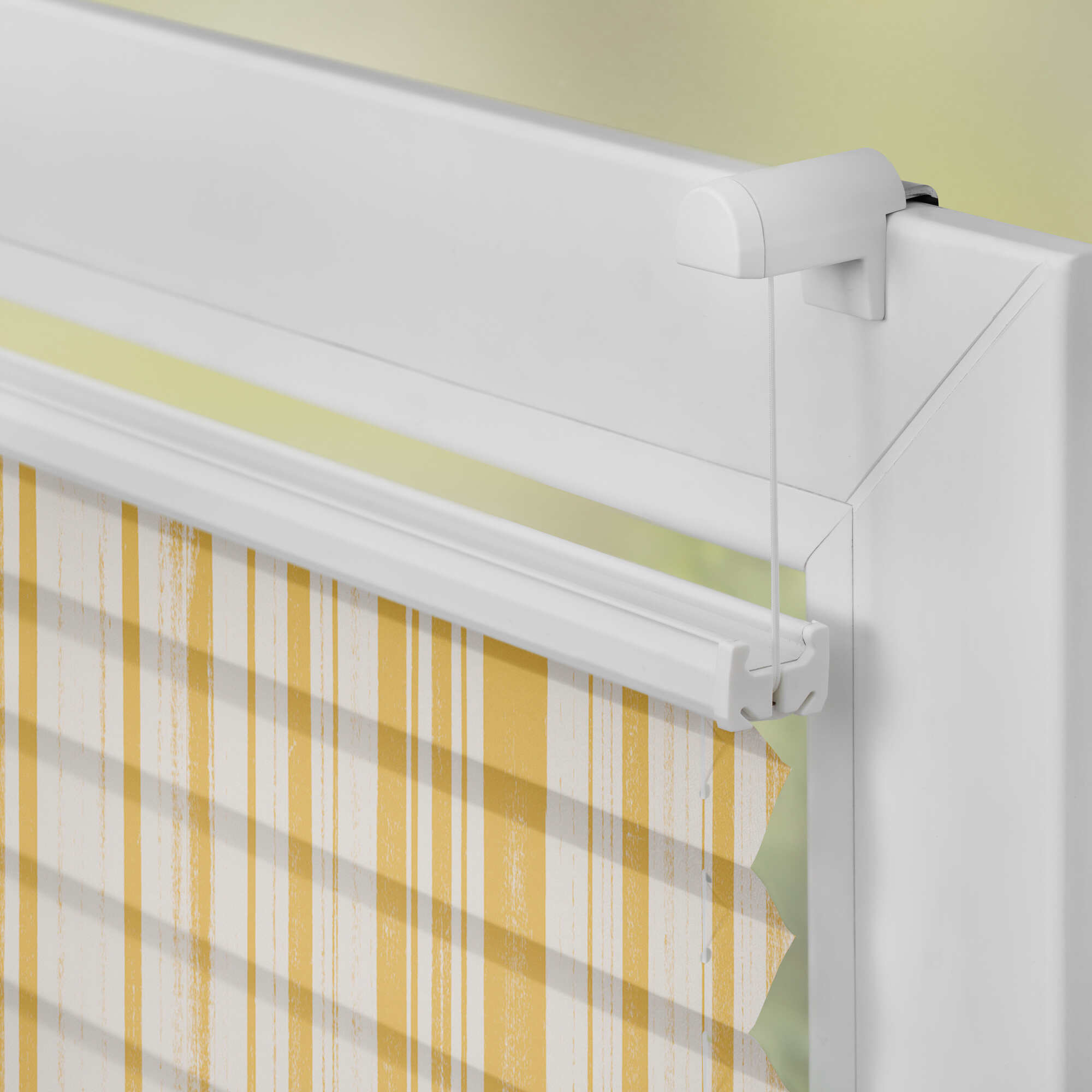 Design Plissee mit Motiv Flowing Honey Design Plissee mit Motiv Flowing Honey
